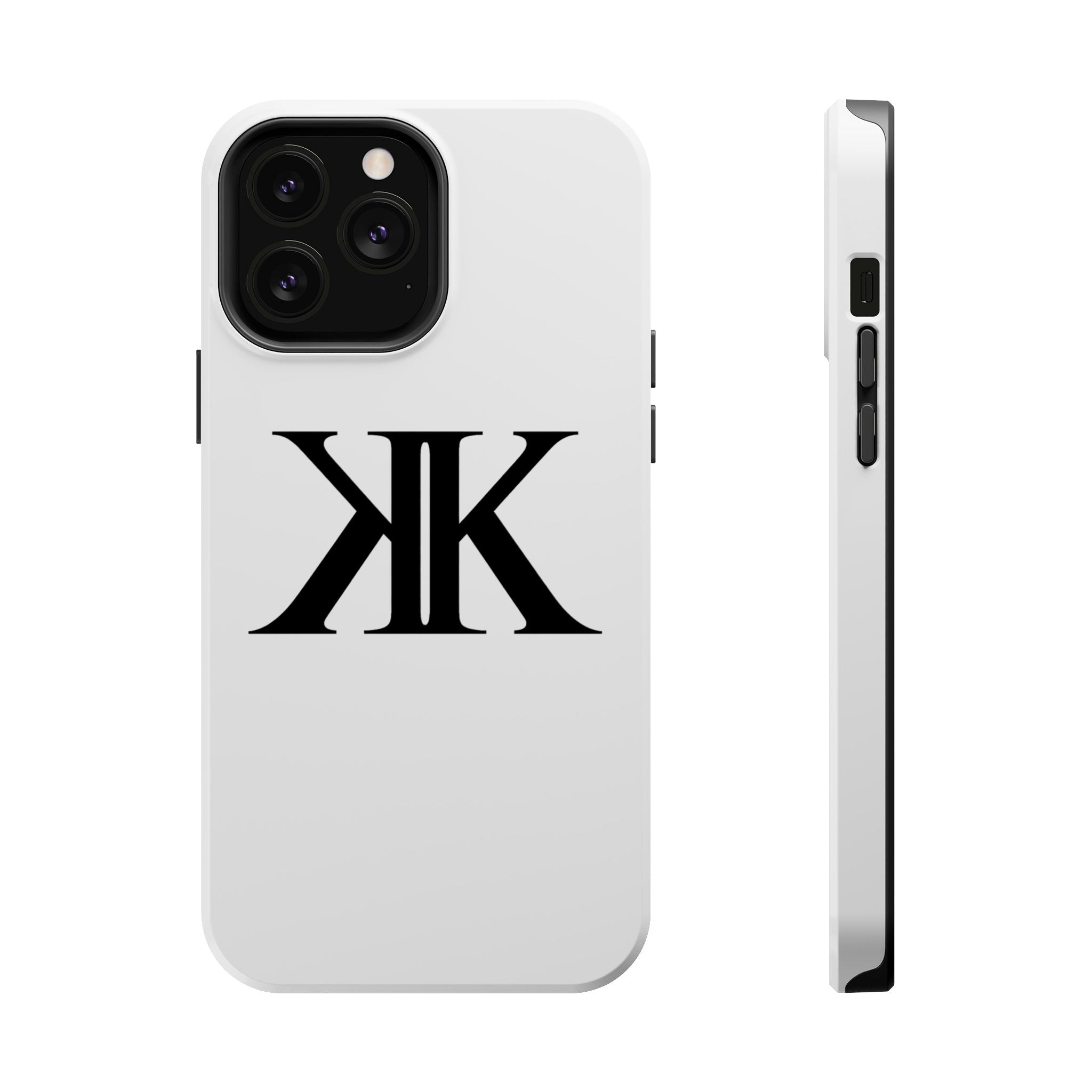 Magnetic Impact-Resistant Case with Bold KK Monogram