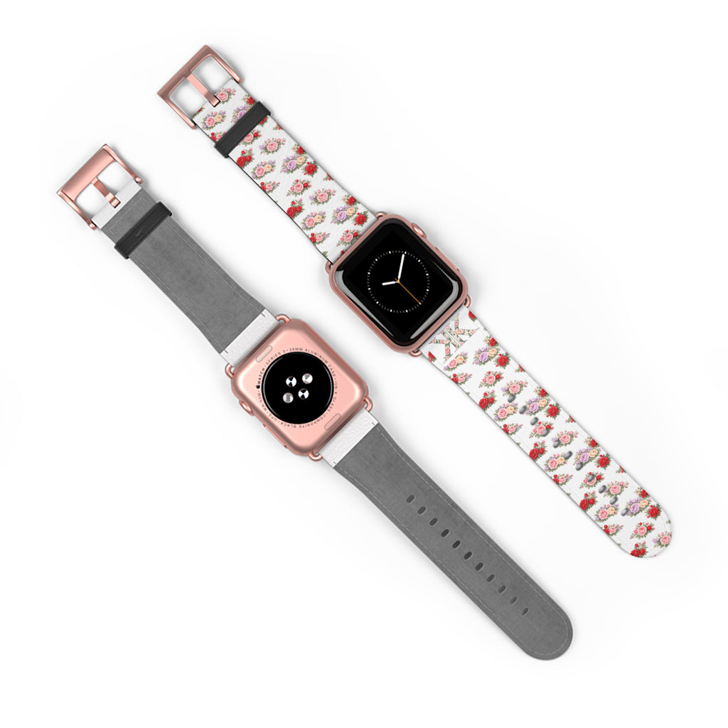 Anthos Collection Floral Vintage Watch Band — Apple Watch Strap