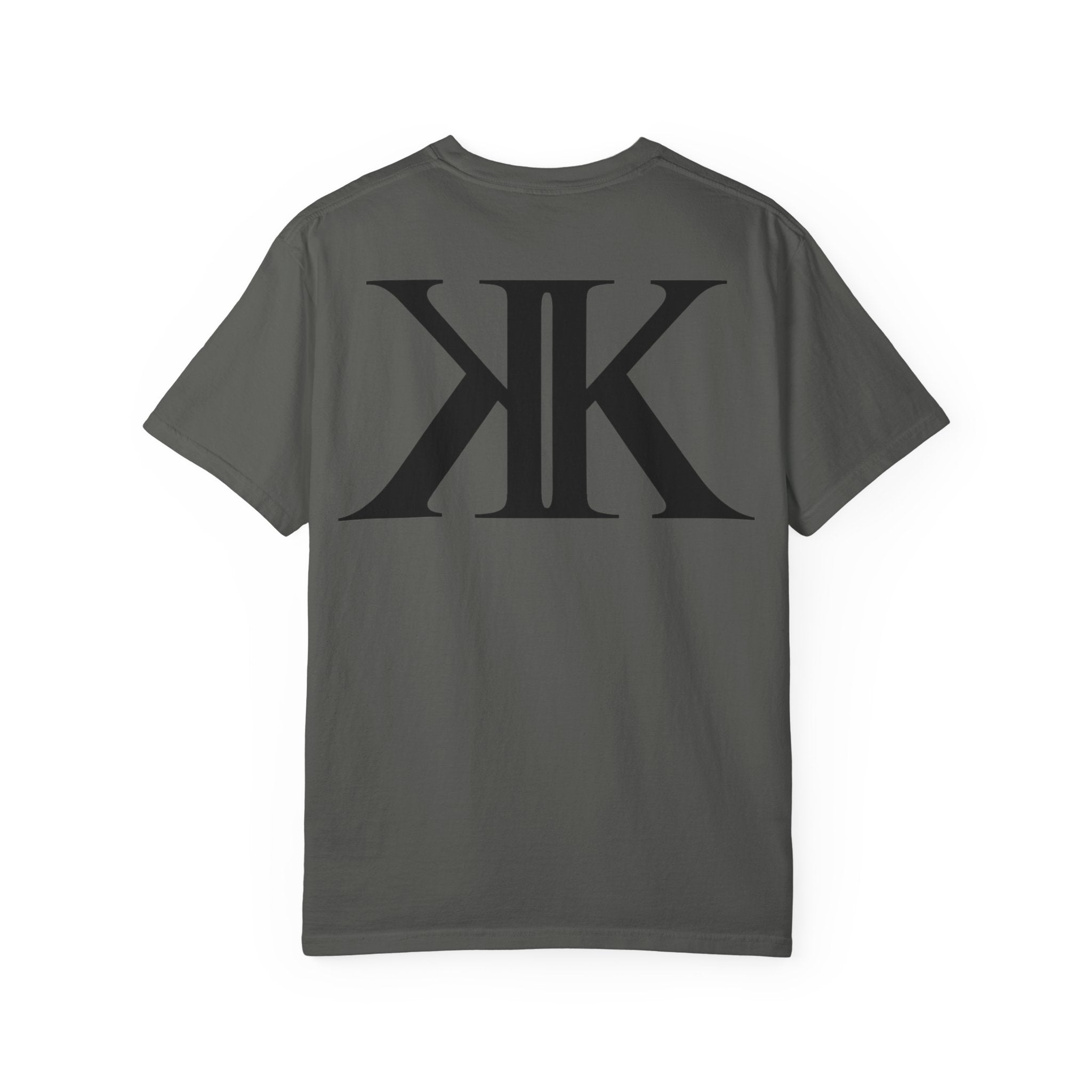 KK Monogram Tee — Bold Symmetrical Lettermark T-Shirt