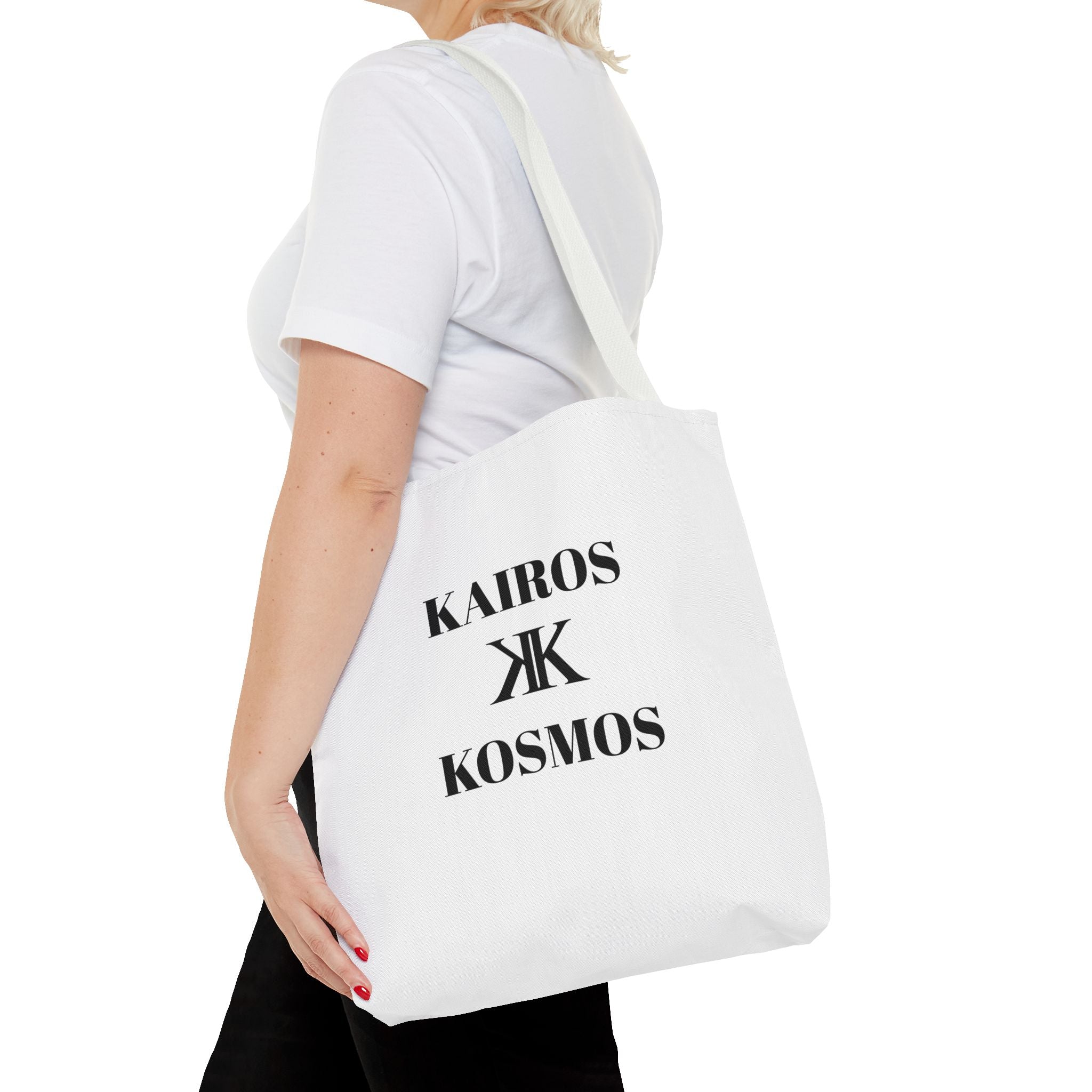 Kairos Kosmos Tote Bag – Minimalist Monogram Tote
