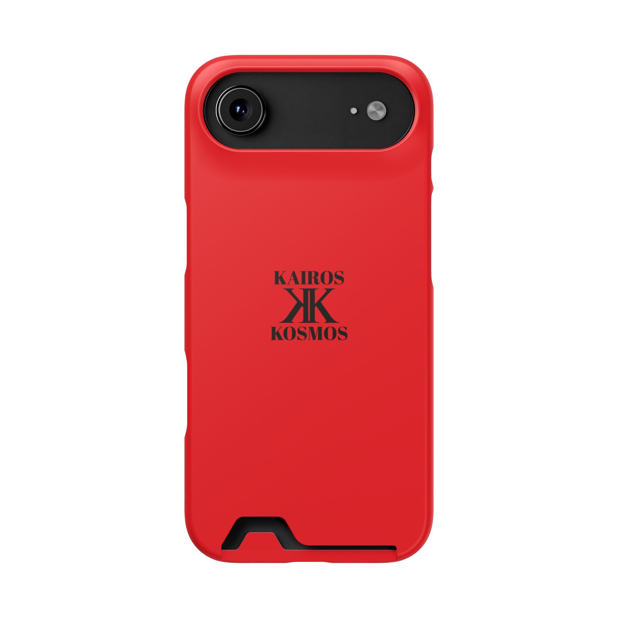 Kairos Kosmos RED Cardholder Phone Case — Slim Protective Wallet Case