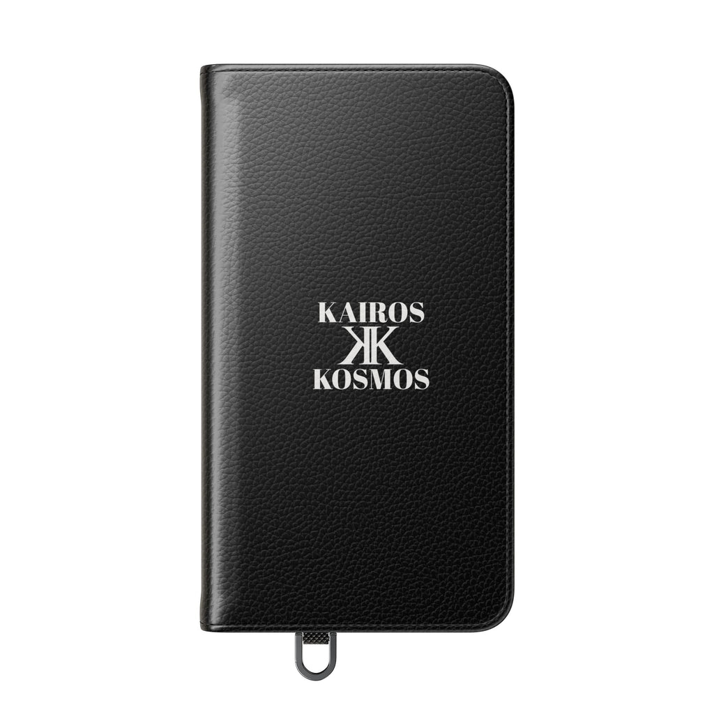Kairos Kosmos Logo BLACK Flip Phone Case