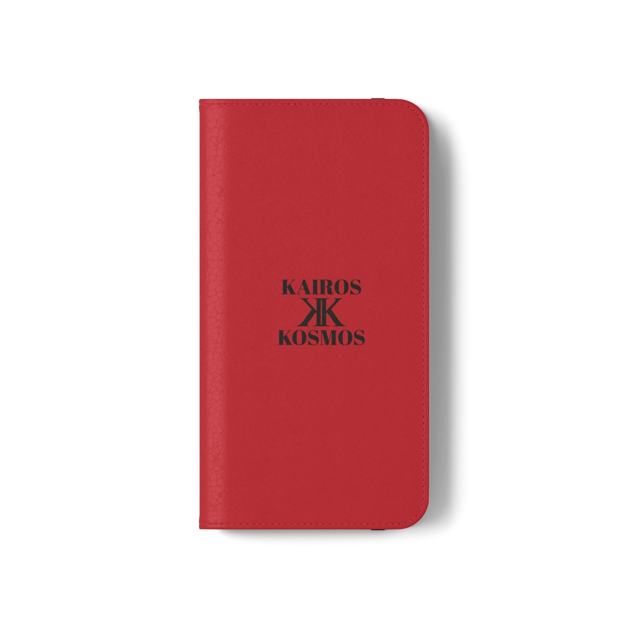 Kairos Kosmos Logo RED Flip Phone Case