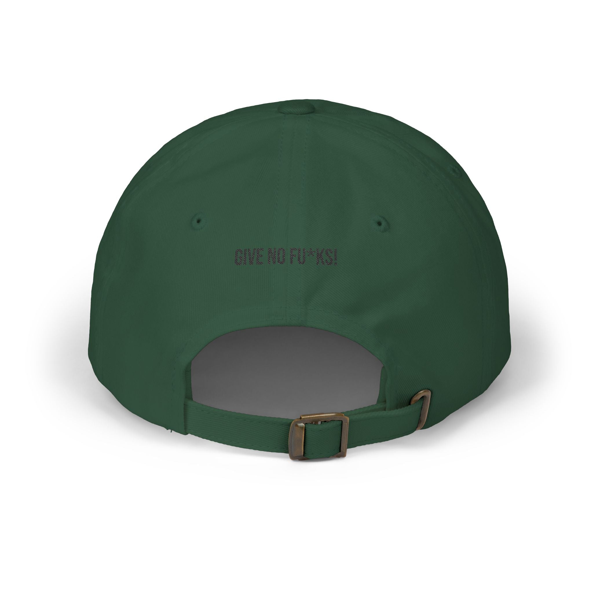 Kairos Kosmos Embroidered Cap — "Give No F**ks" Back Text