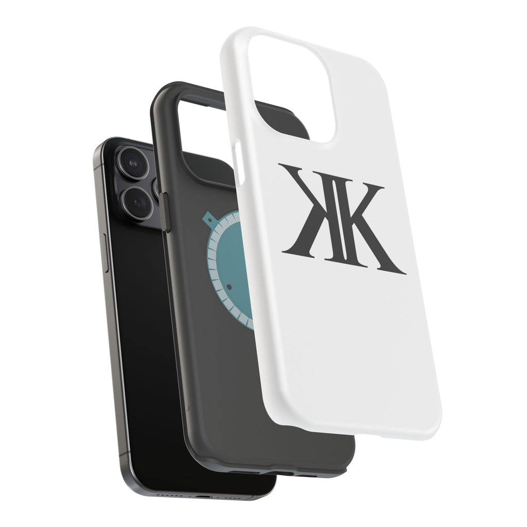 Magnetic Impact-Resistant Case with Bold KK Monogram