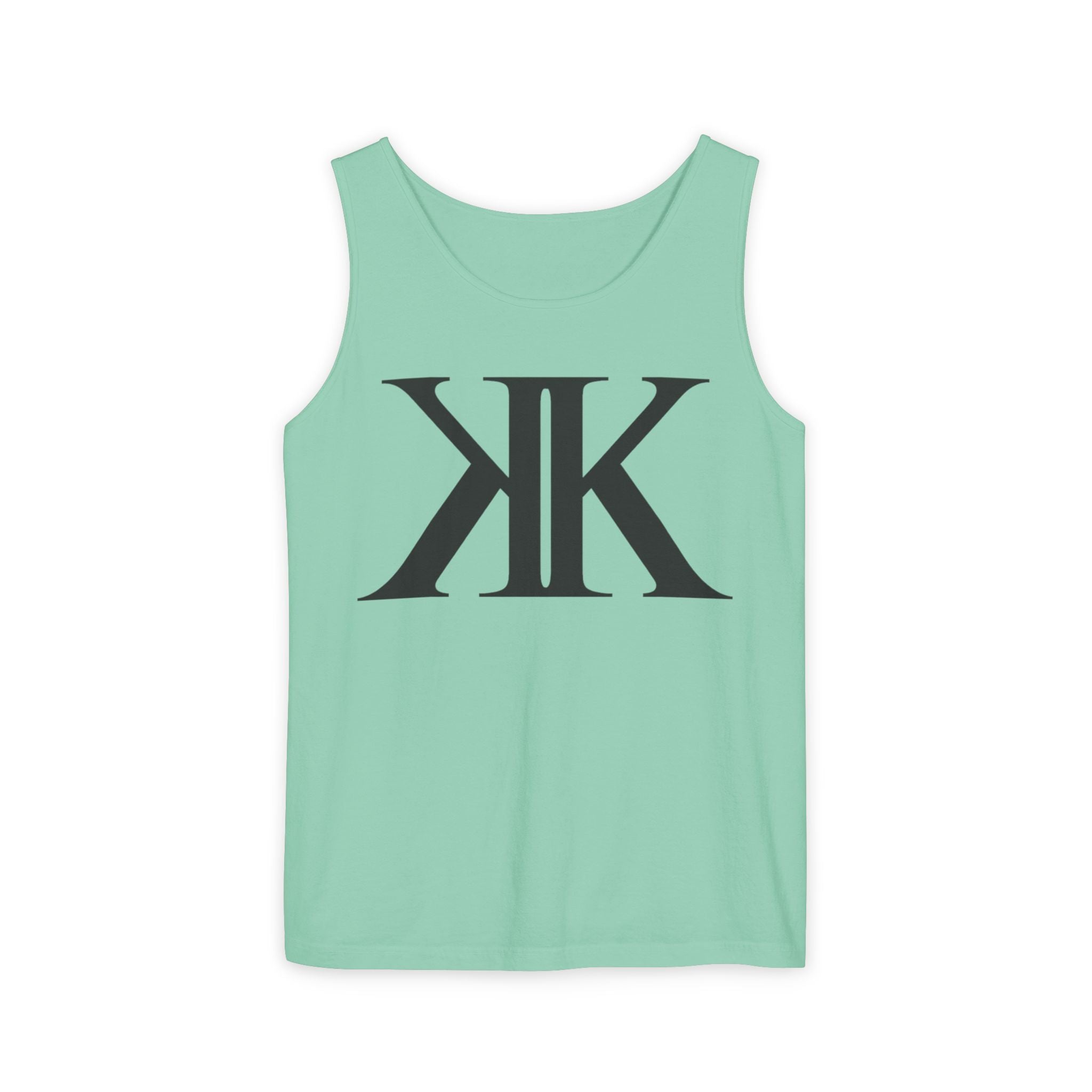KK Monogram Tank Top — Minimalist Logo Graphic Tank