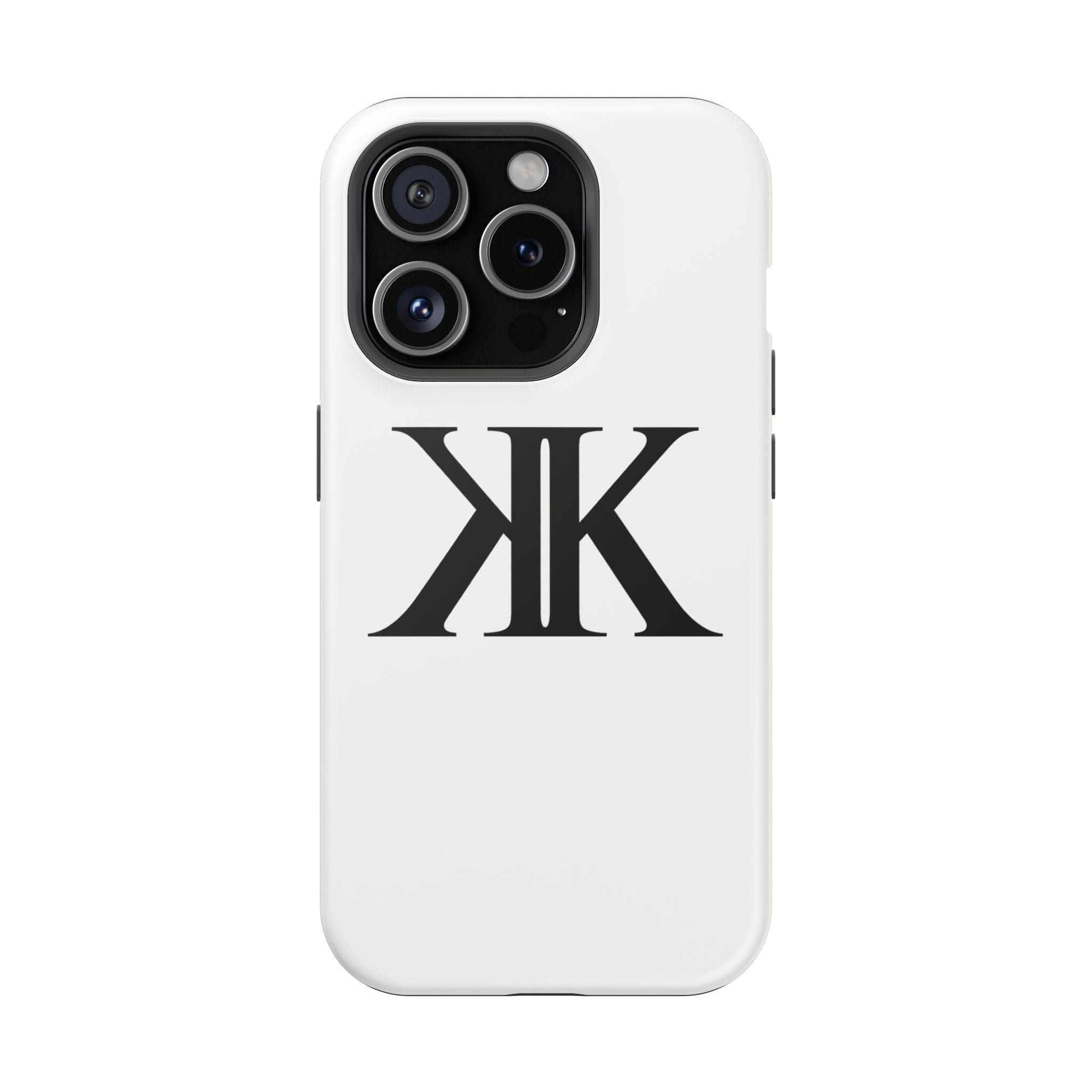 Magnetic Impact-Resistant Case with Bold KK Monogram