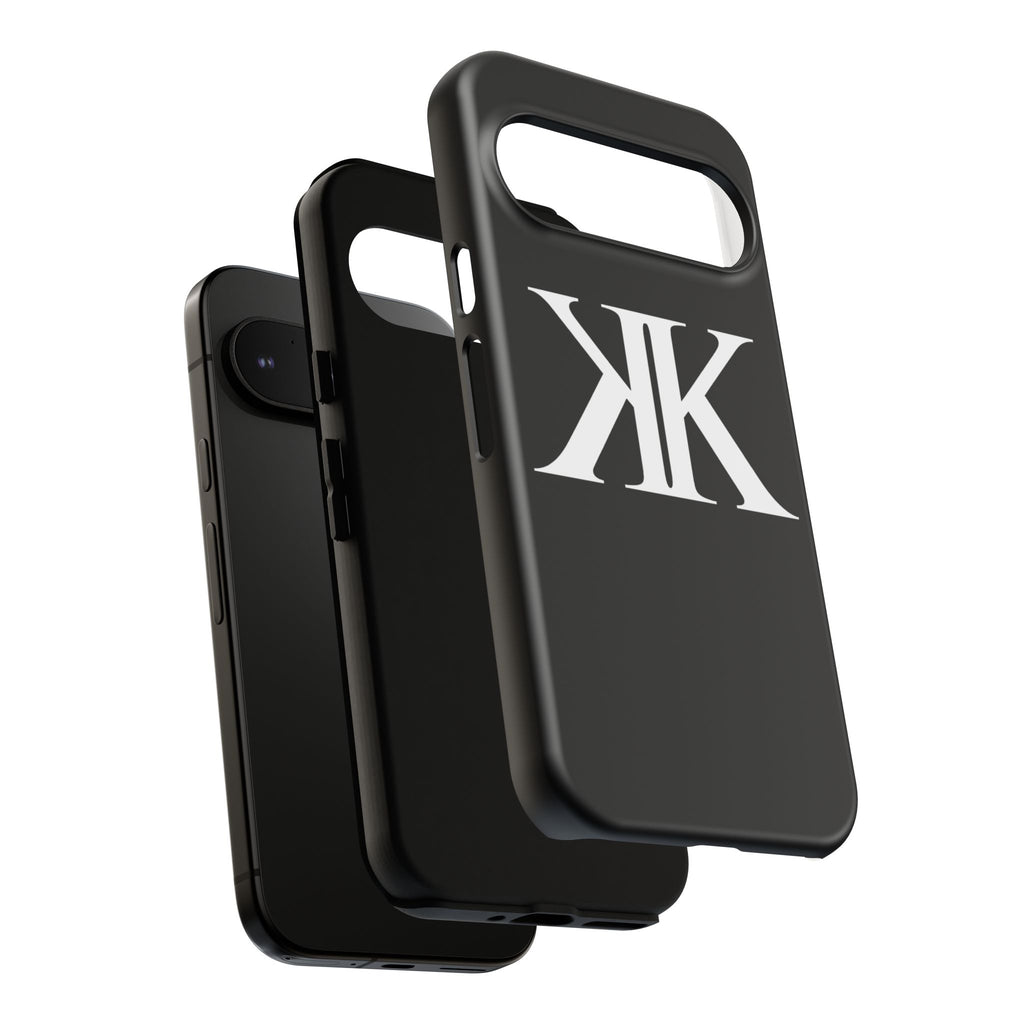 Monogram KK Phone Case BLACK — Tough Protective iPhone Cover