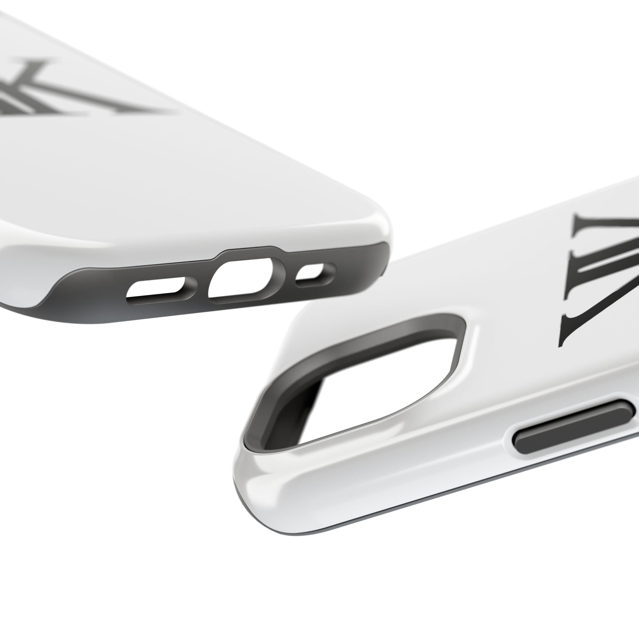 Magnetic Impact-Resistant Case with Bold KK Monogram