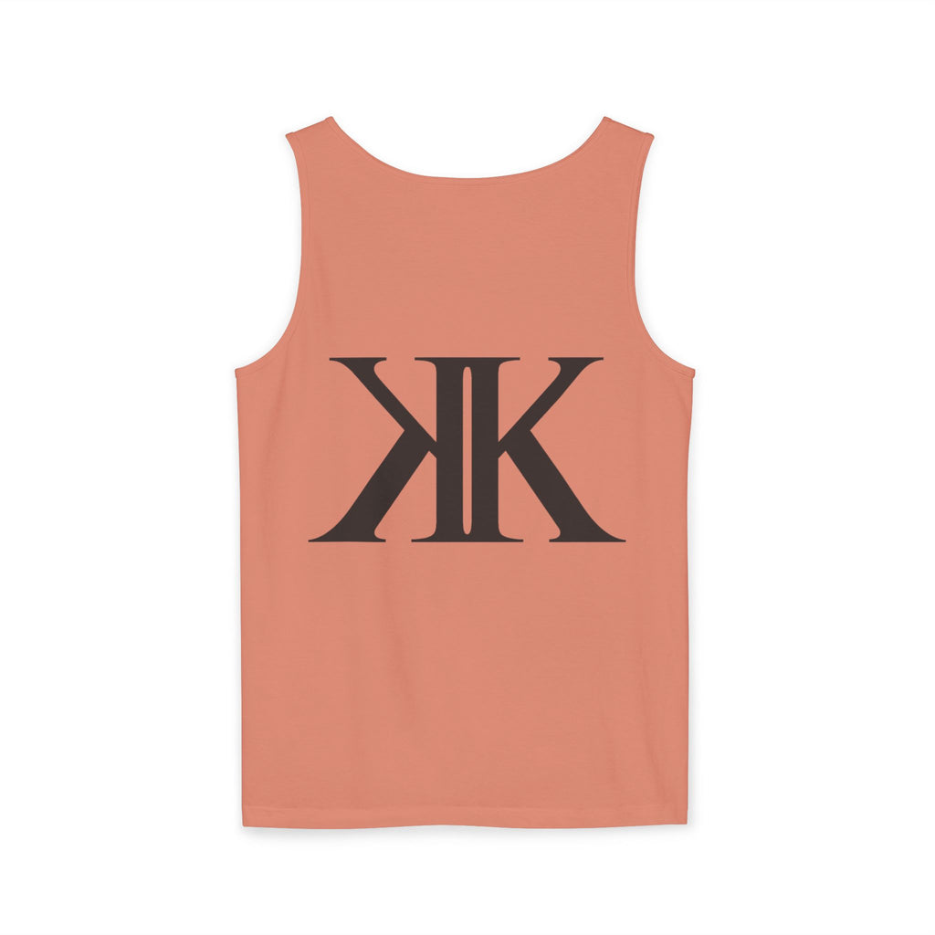 KK Monogram Tank Top — Minimalist Logo Graphic Tank