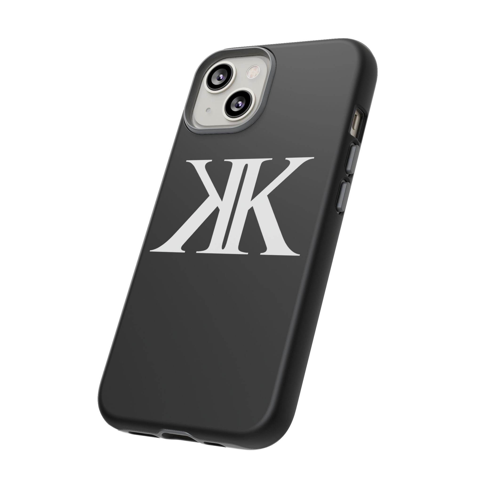 Monogram KK Phone Case BLACK — Tough Protective iPhone Cover