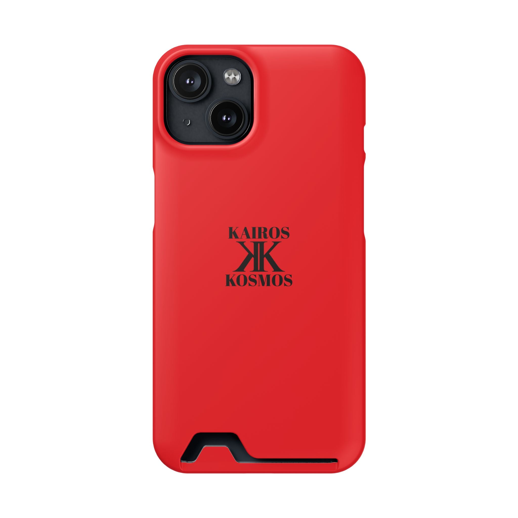 Kairos Kosmos RED Cardholder Phone Case — Slim Protective Wallet Case