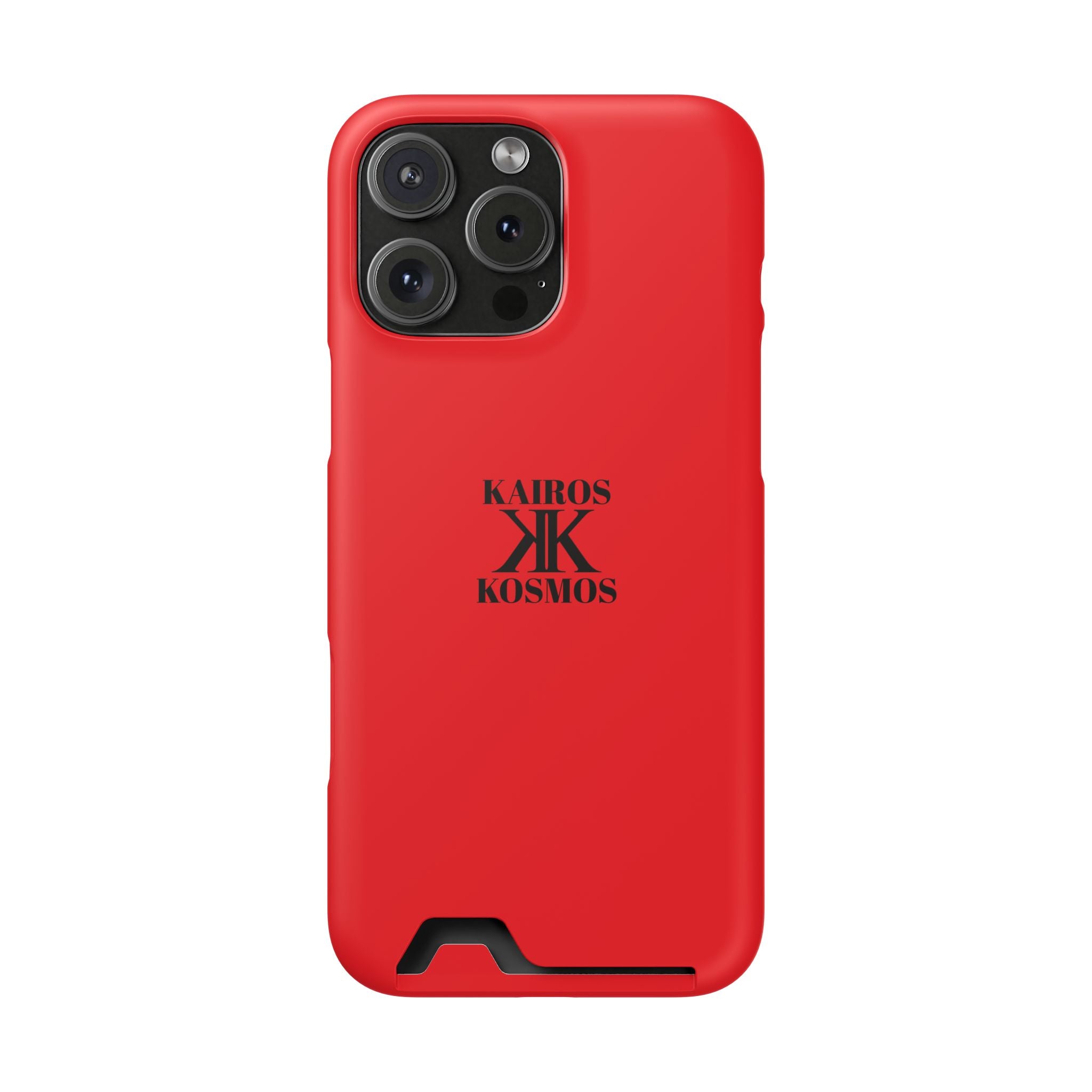 Kairos Kosmos RED Cardholder Phone Case — Slim Protective Wallet Case