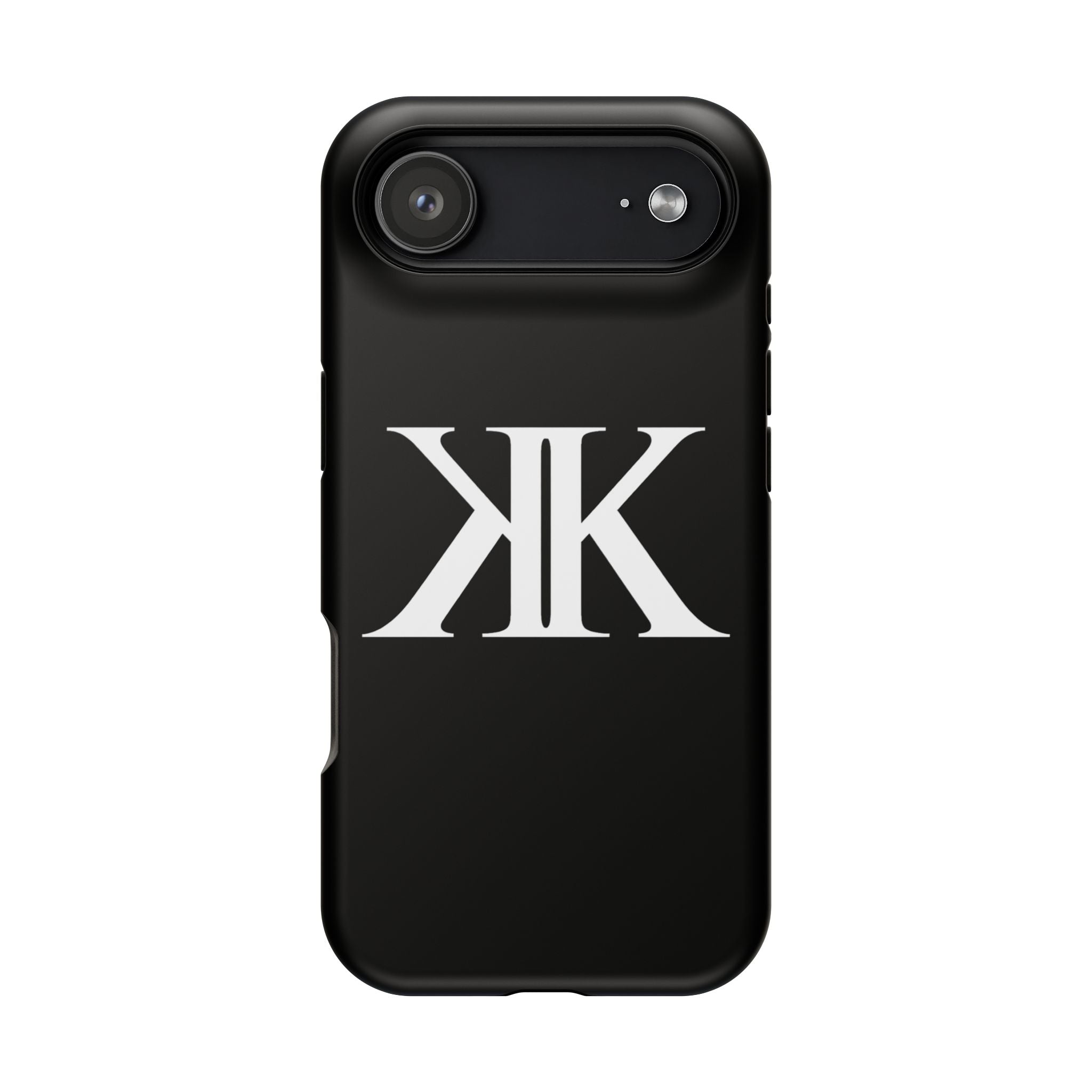 Magnetic Impact-Resistant BLACK Case with Bold KK Monogram