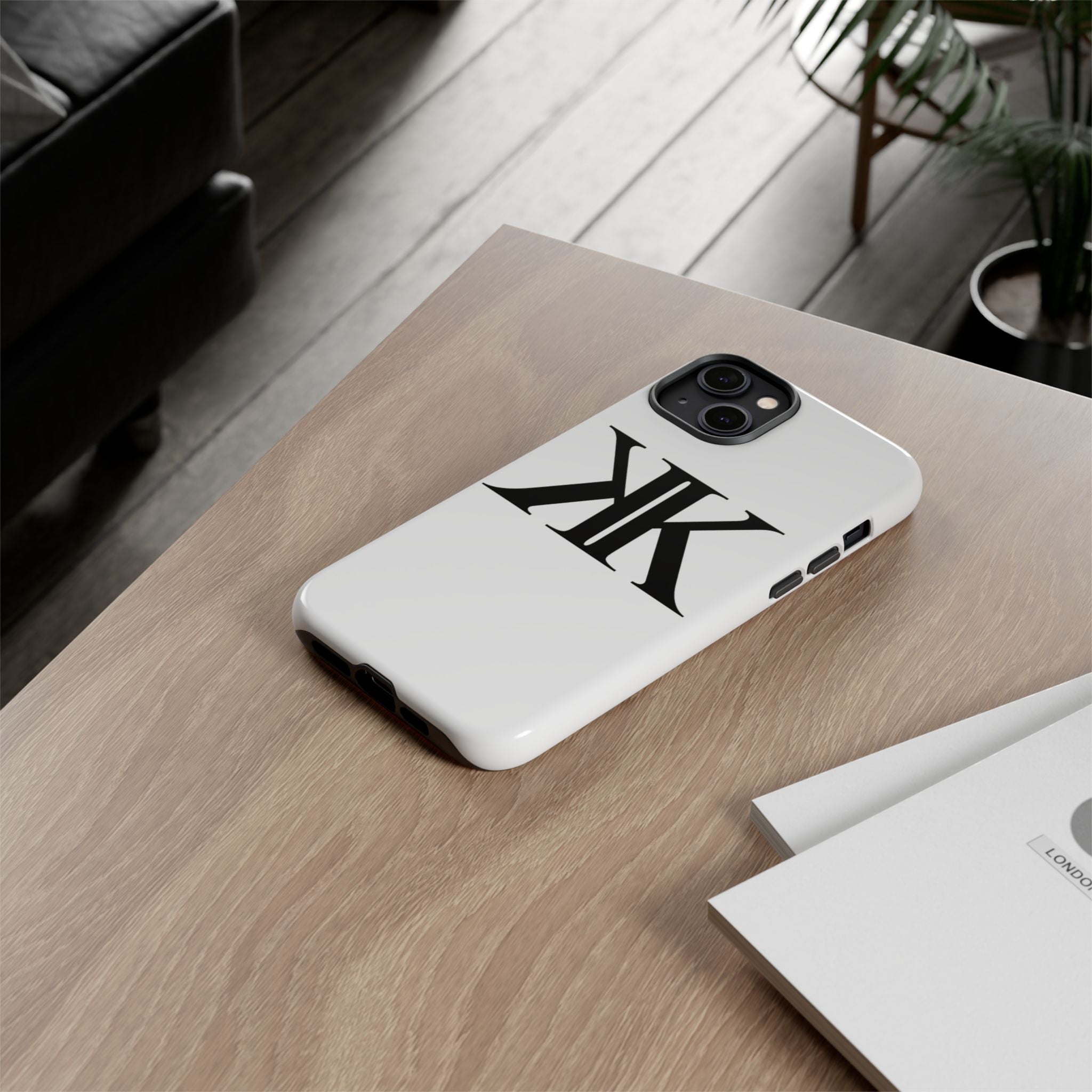 Monogram K Mirror Tough Phone Case