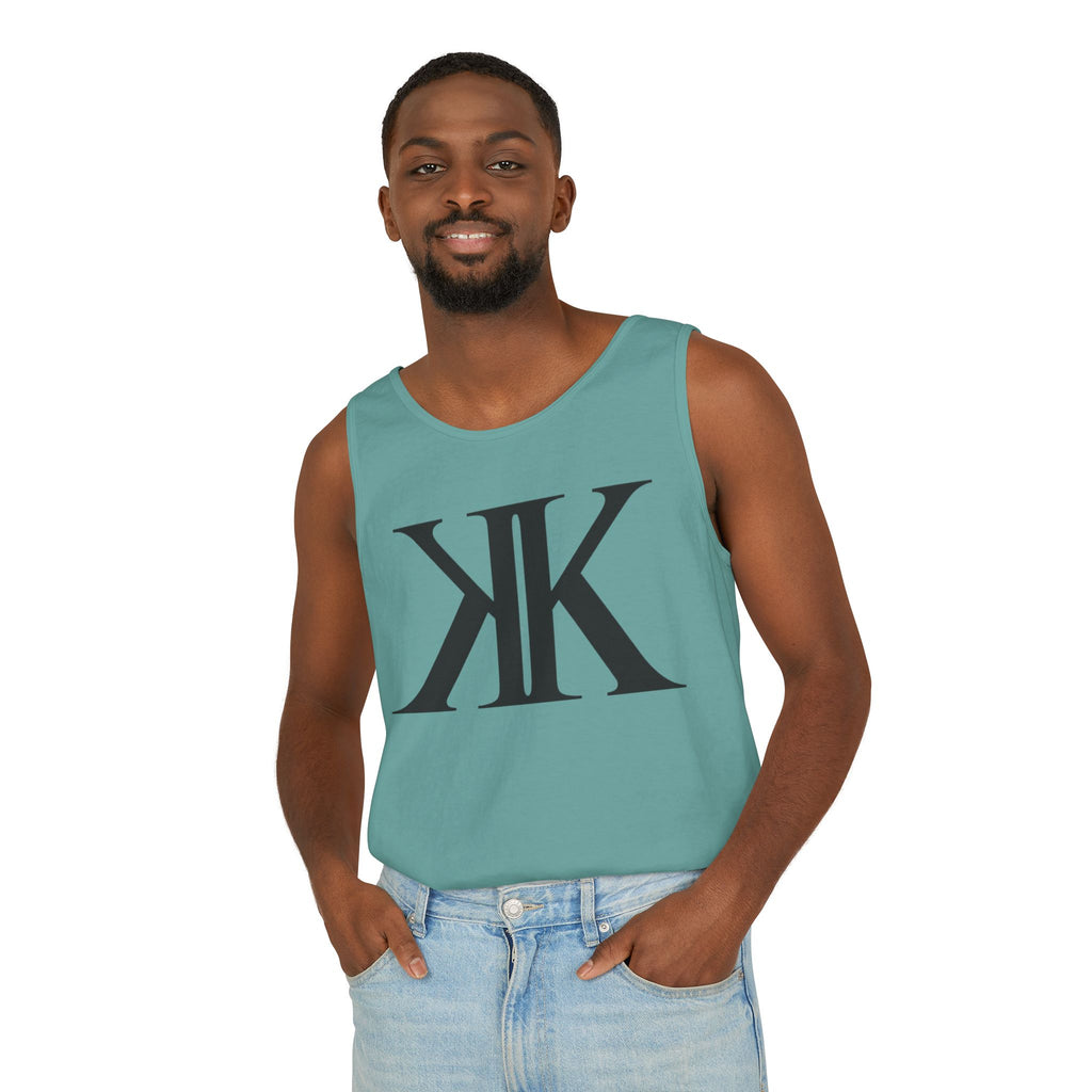 KK Monogram Tank Top — Minimalist Logo Graphic Tank