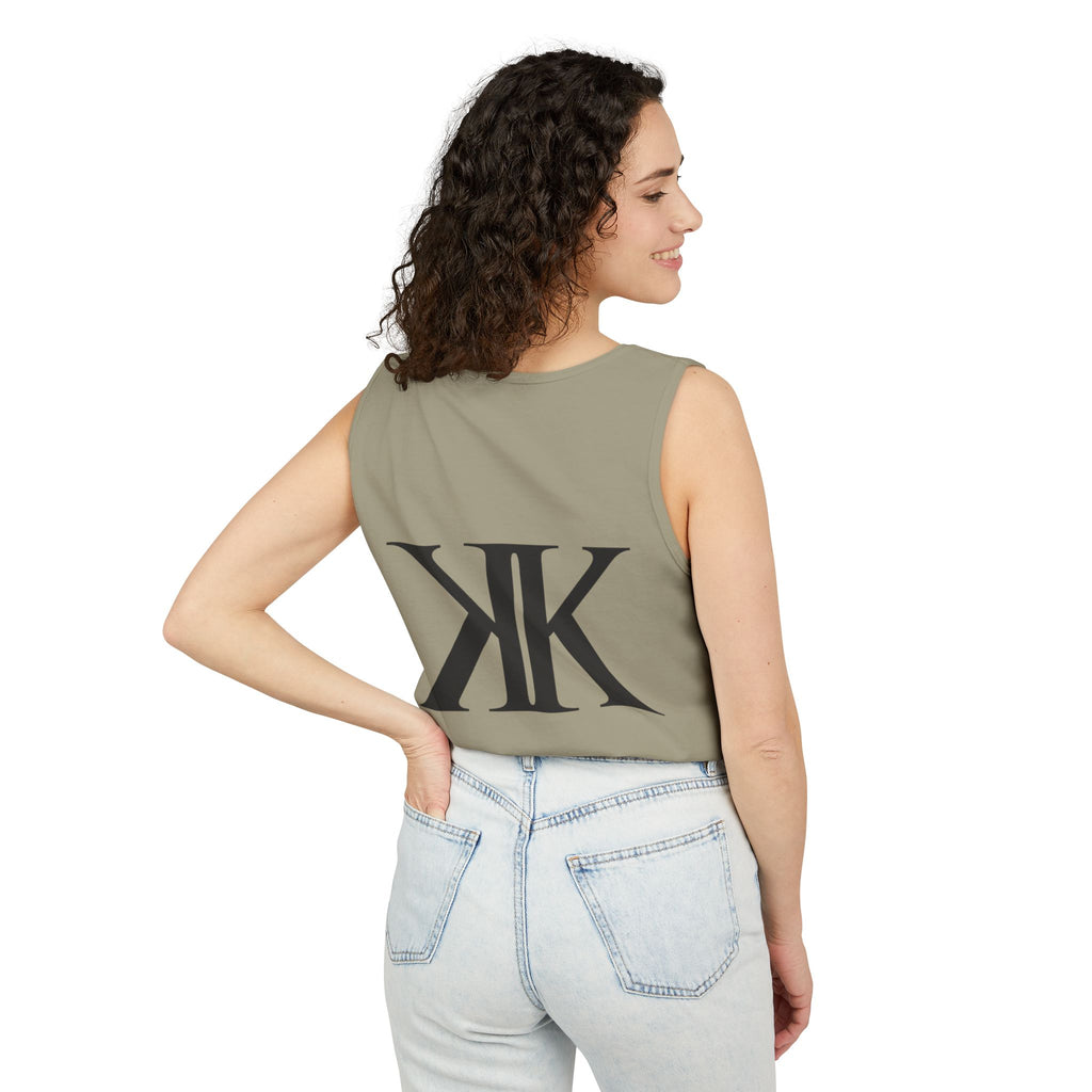 KK Monogram Tank Top — Minimalist Logo Graphic Tank