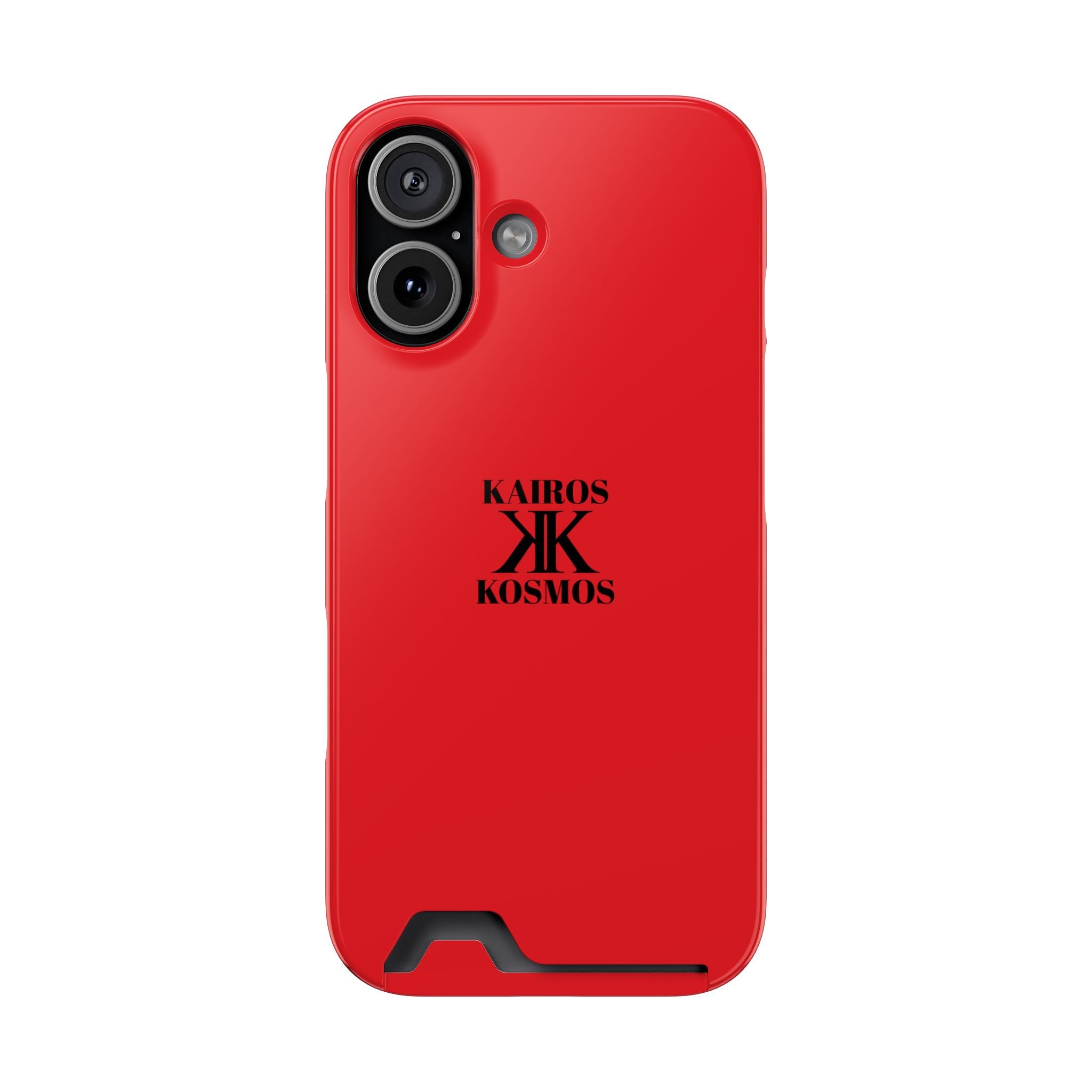 Kairos Kosmos RED Cardholder Phone Case — Slim Protective Wallet Case