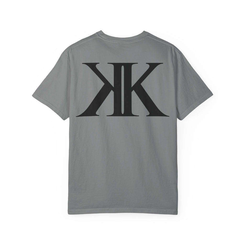 KK Monogram Tee — Bold Symmetrical Lettermark T-Shirt