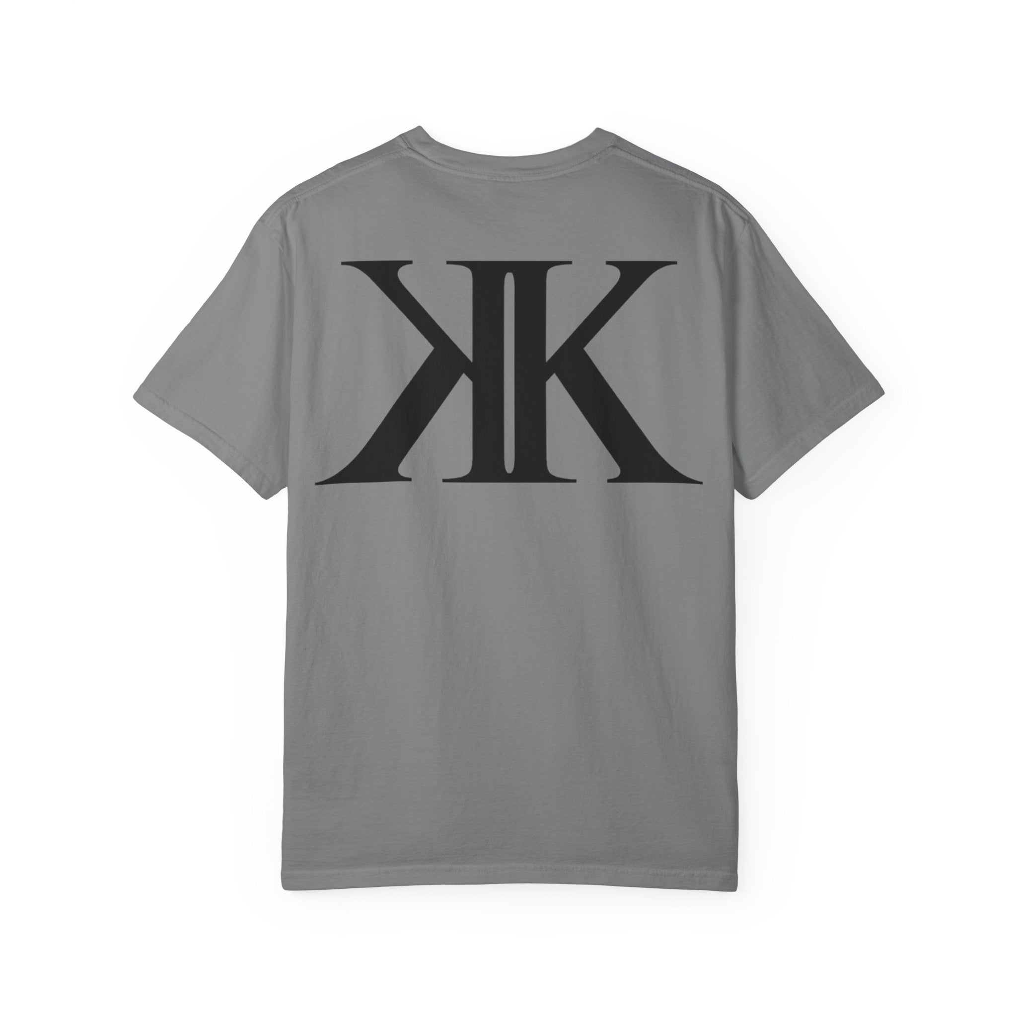KK Monogram Tee — Bold Symmetrical Lettermark T-Shirt