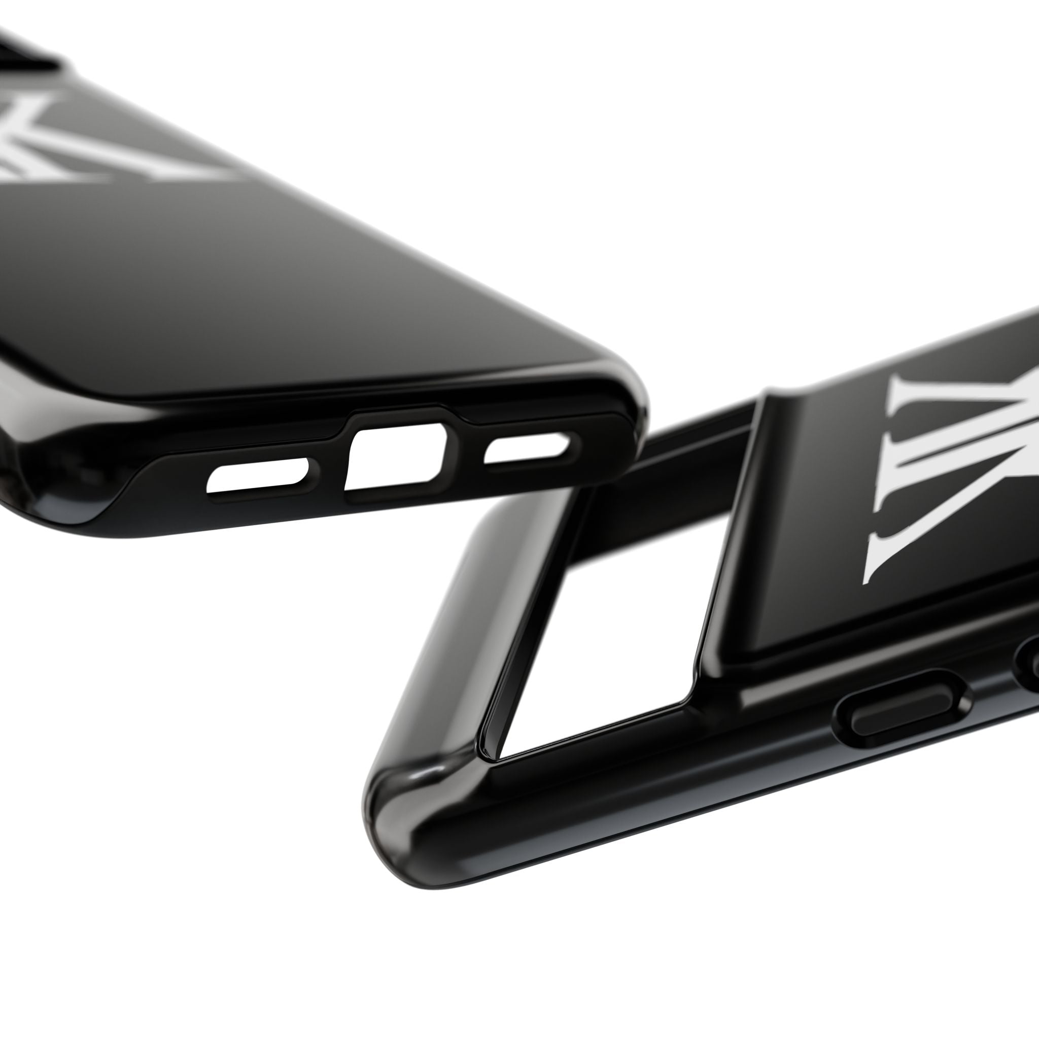 Monogram KK Phone Case BLACK — Tough Protective iPhone Cover