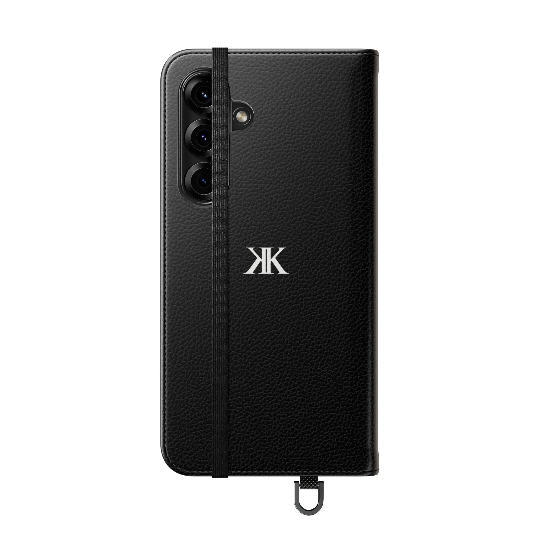 Kairos Kosmos Logo BLACK Flip Phone Case