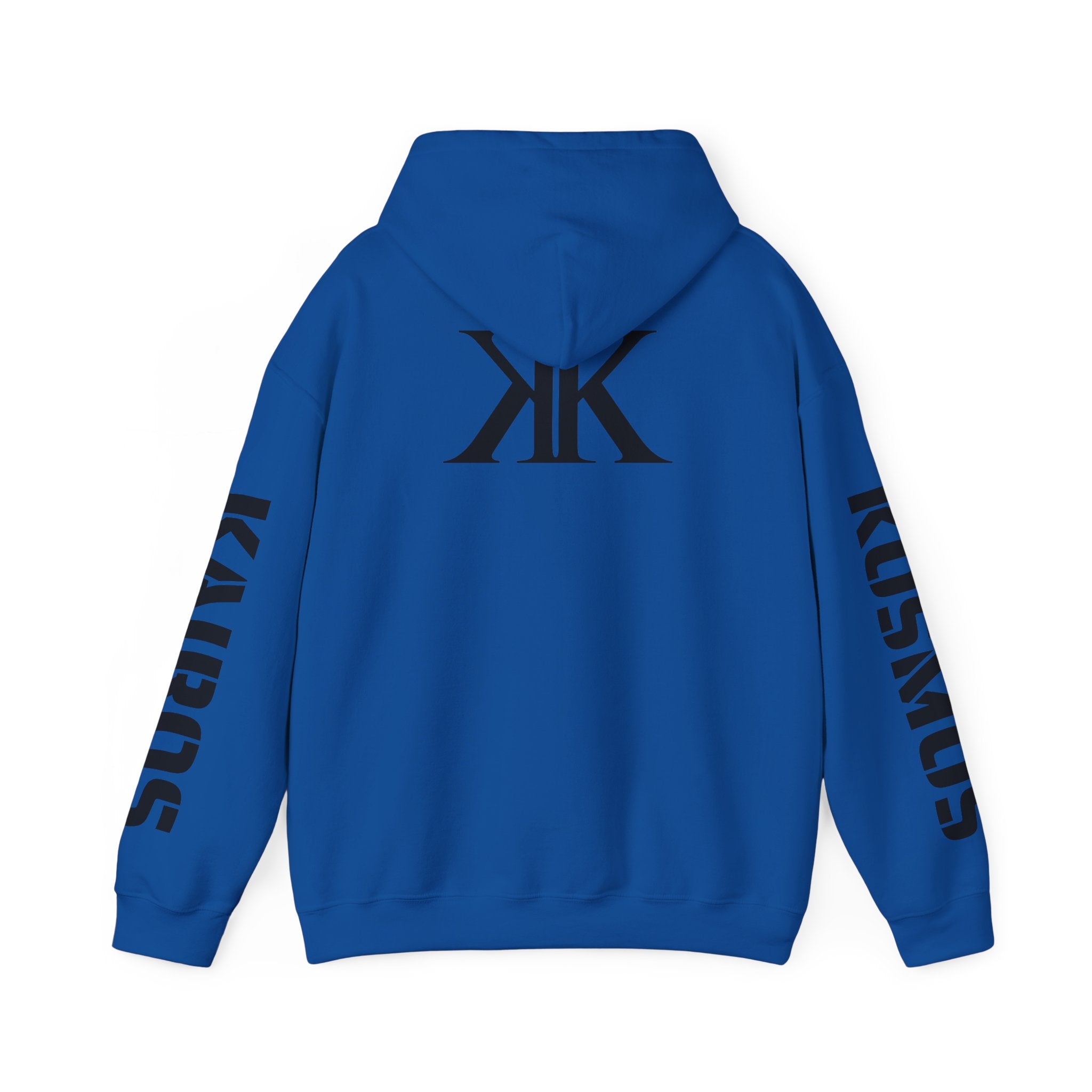 KAIROS KOSMOS Logo Hoodie — Minimalist Black Emblem Pullover