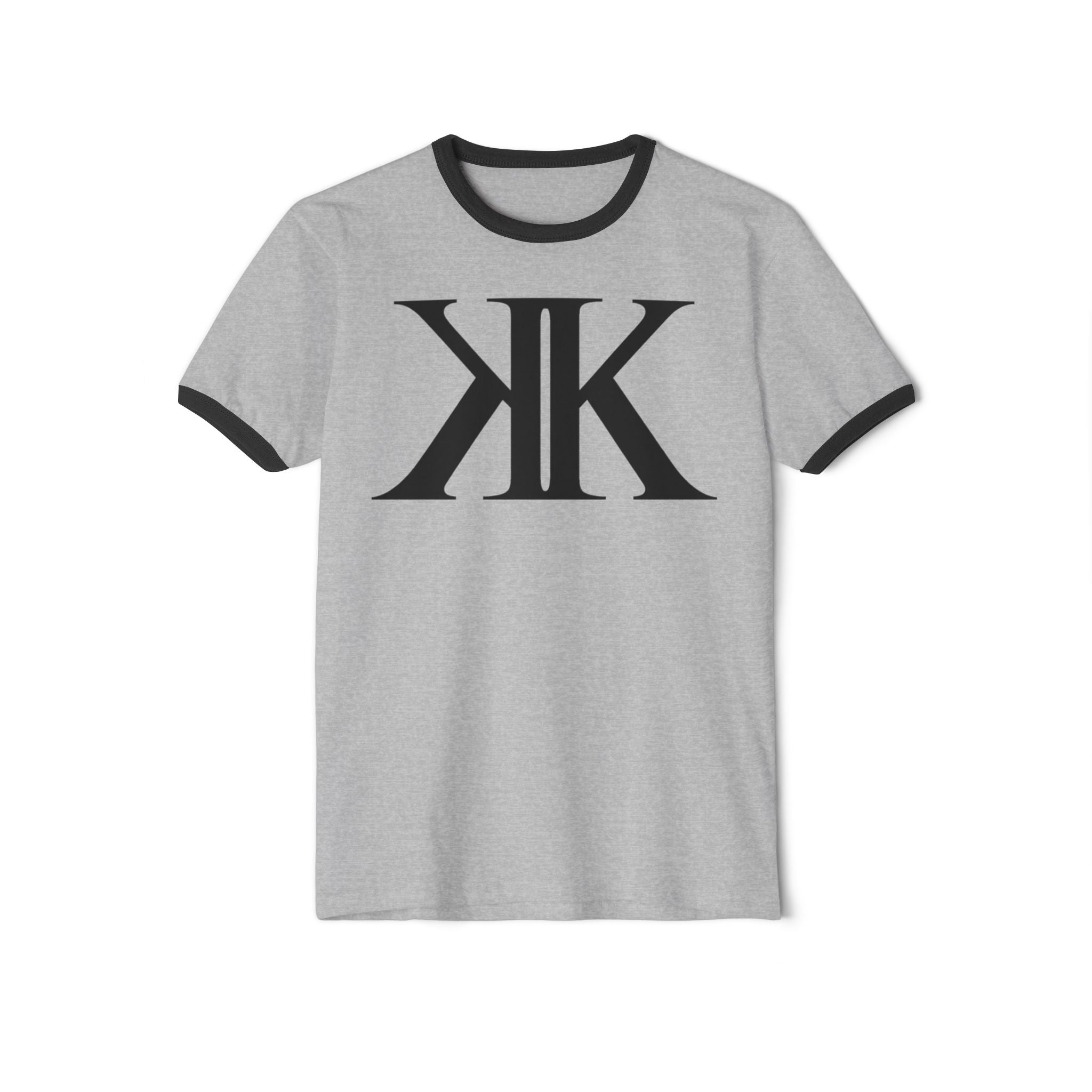 Vintage K Mirror Logo Ringer Uni Sex T-Shirt