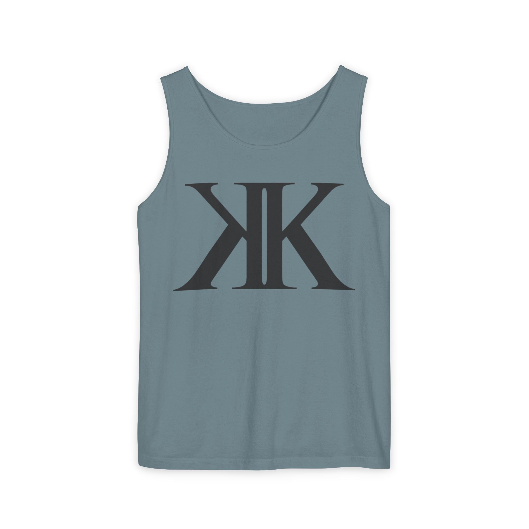 KK Monogram Tank Top — Minimalist Logo Graphic Tank