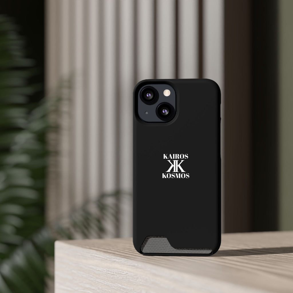 Kairos Kosmos BLACK Cardholder Phone Case — Slim Protective Wallet Case