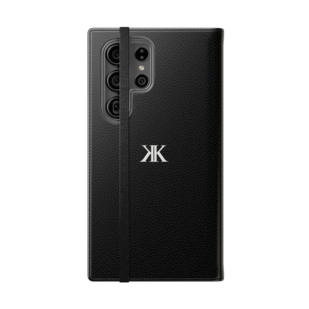 Kairos Kosmos Logo BLACK Flip Phone Case