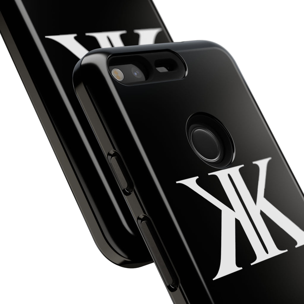 Monogram KK Phone Case BLACK — Tough Protective iPhone Cover