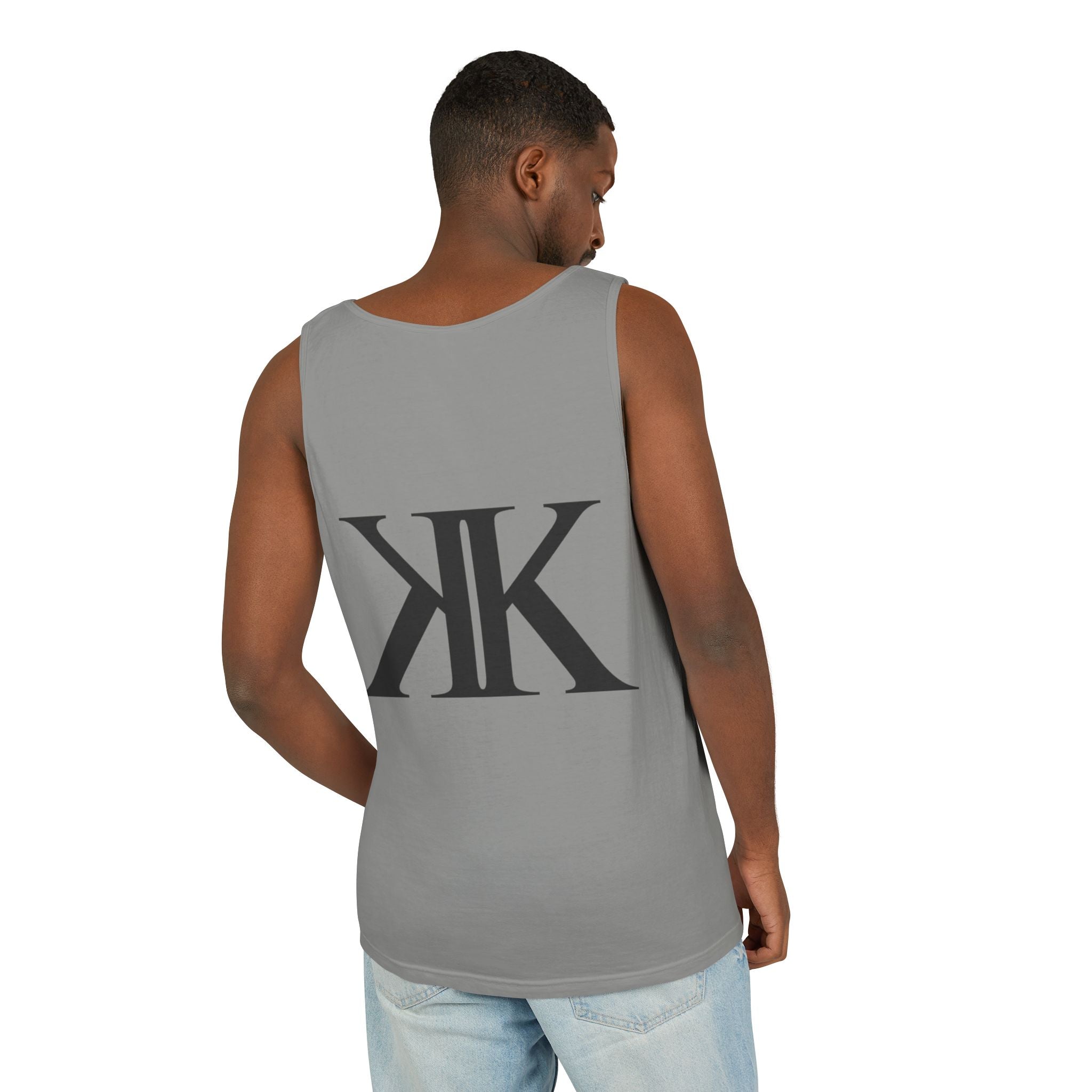 KK Monogram Tank Top — Minimalist Logo Graphic Tank