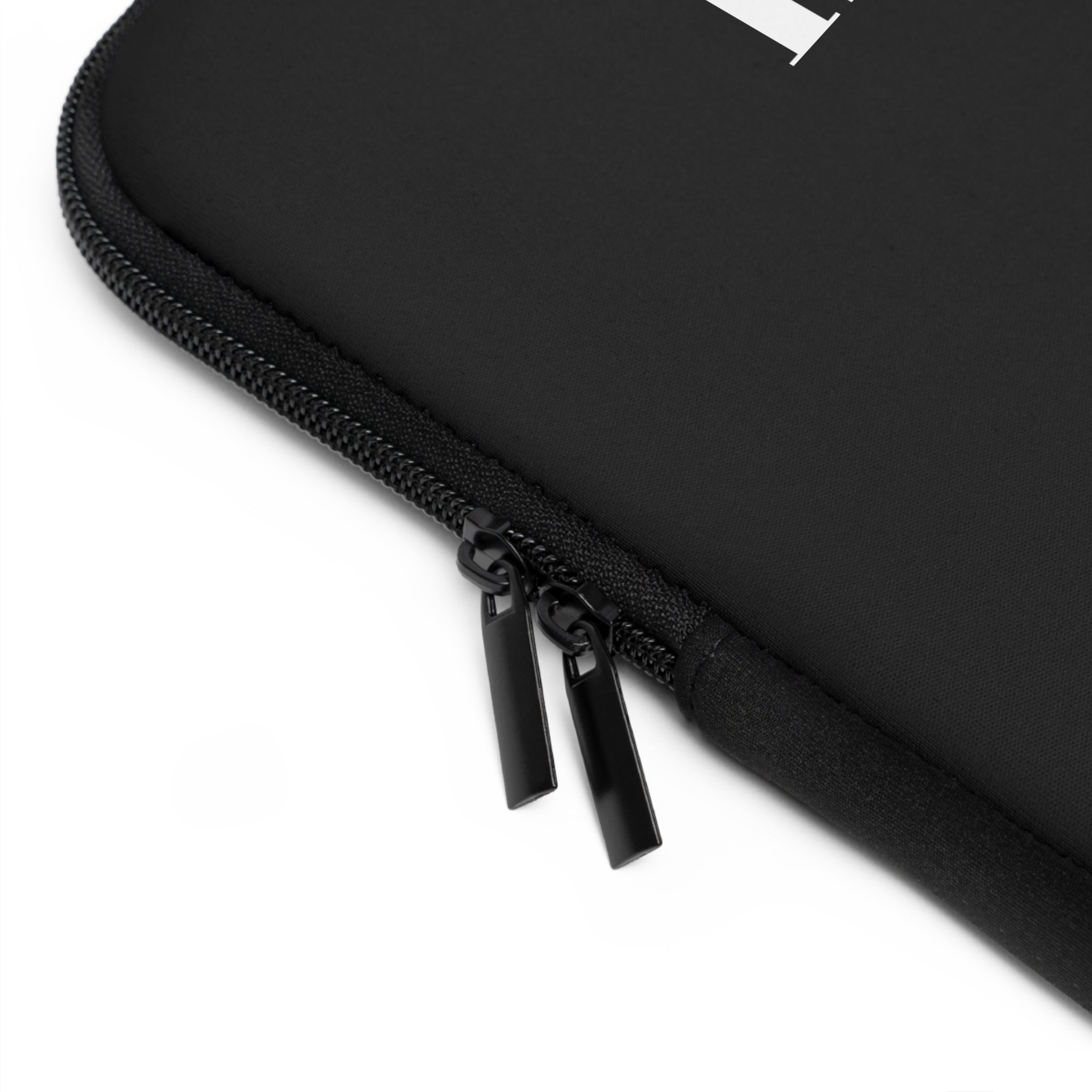 Kairos Kosmos BLACK Laptop Sleeve — Minimalist Monogram Protective Case