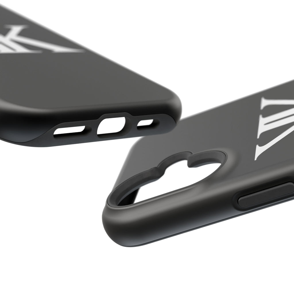 Magnetic Impact-Resistant BLACK Case with Bold KK Monogram