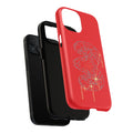Aether Collection RED Aries Tough Magnetic Phone Case — Minimal Zodiac Design