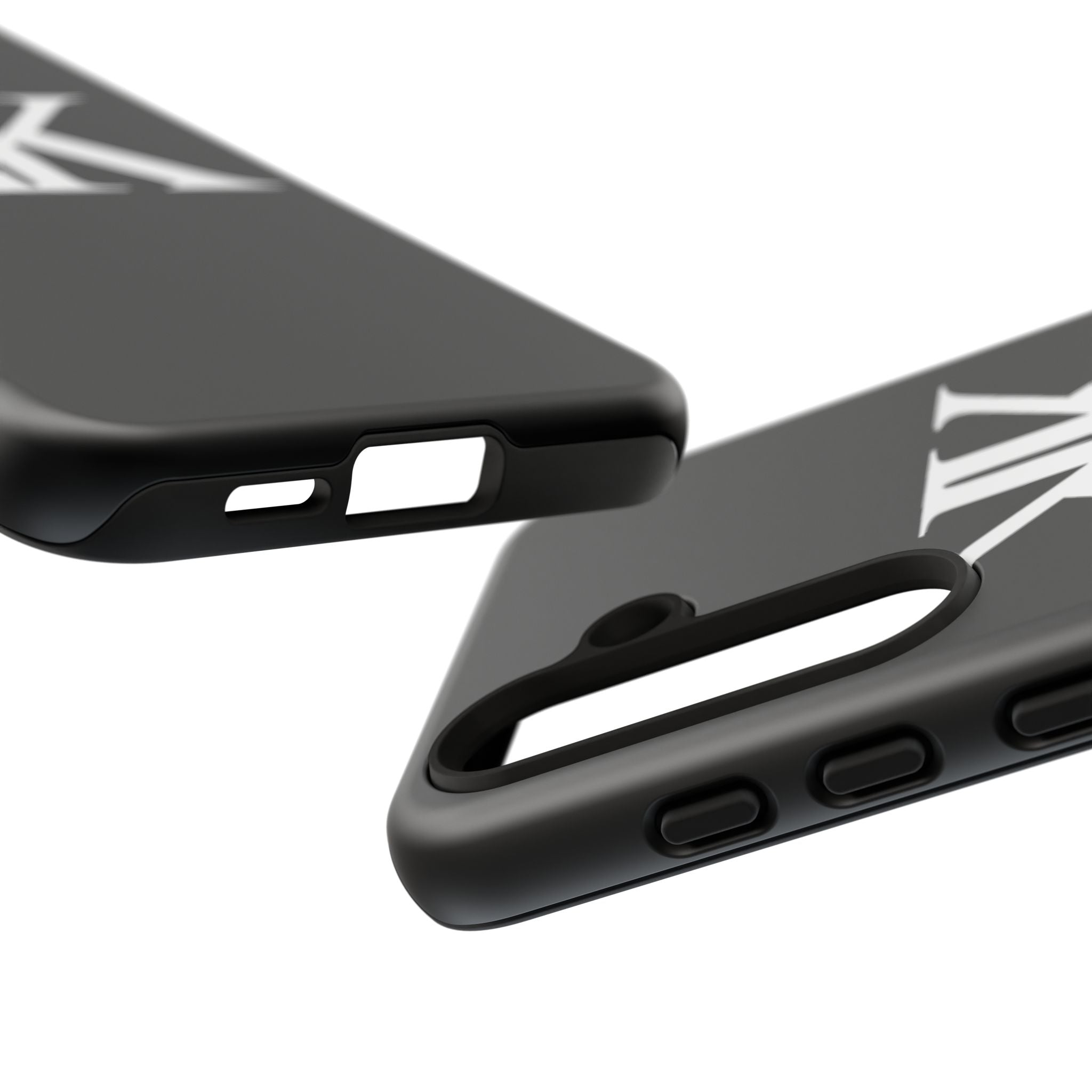 Monogram KK Phone Case BLACK — Tough Protective iPhone Cover