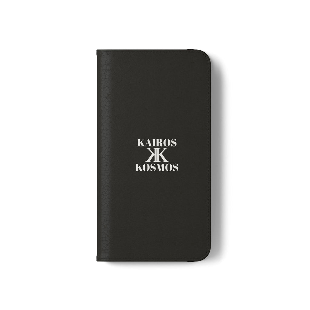 Kairos Kosmos Logo BLACK Flip Phone Case