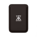 Vegan MagSafe Wallet BLACK — Kairos Kosmos Logo Card Holder