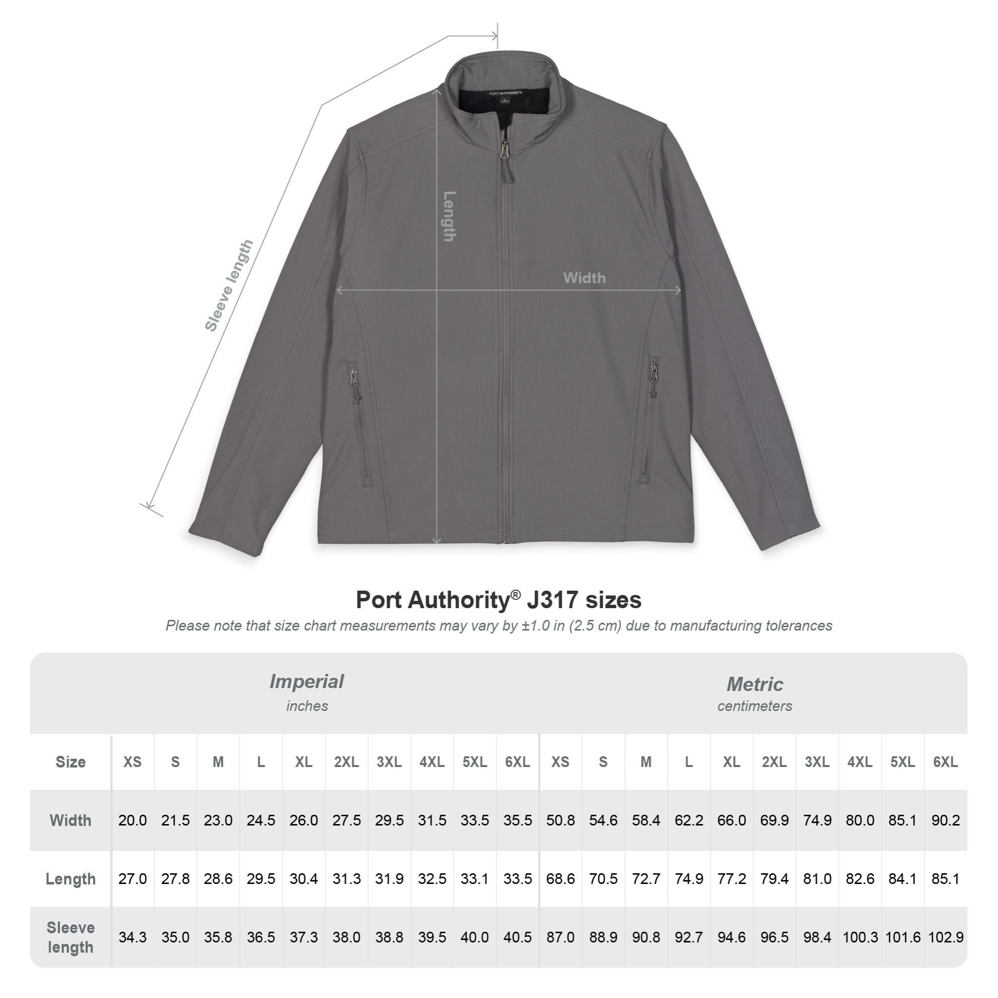 Port Authority® Embroidered Men's Soft Shell Jacket — Water‑Resistant Lightweight Outerwear