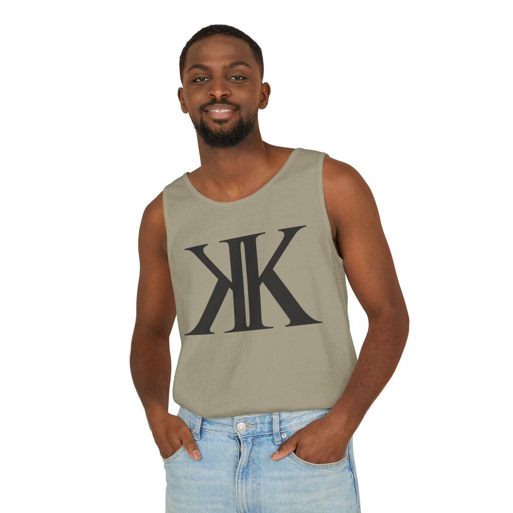 KK Monogram Tank Top — Minimalist Logo Graphic Tank
