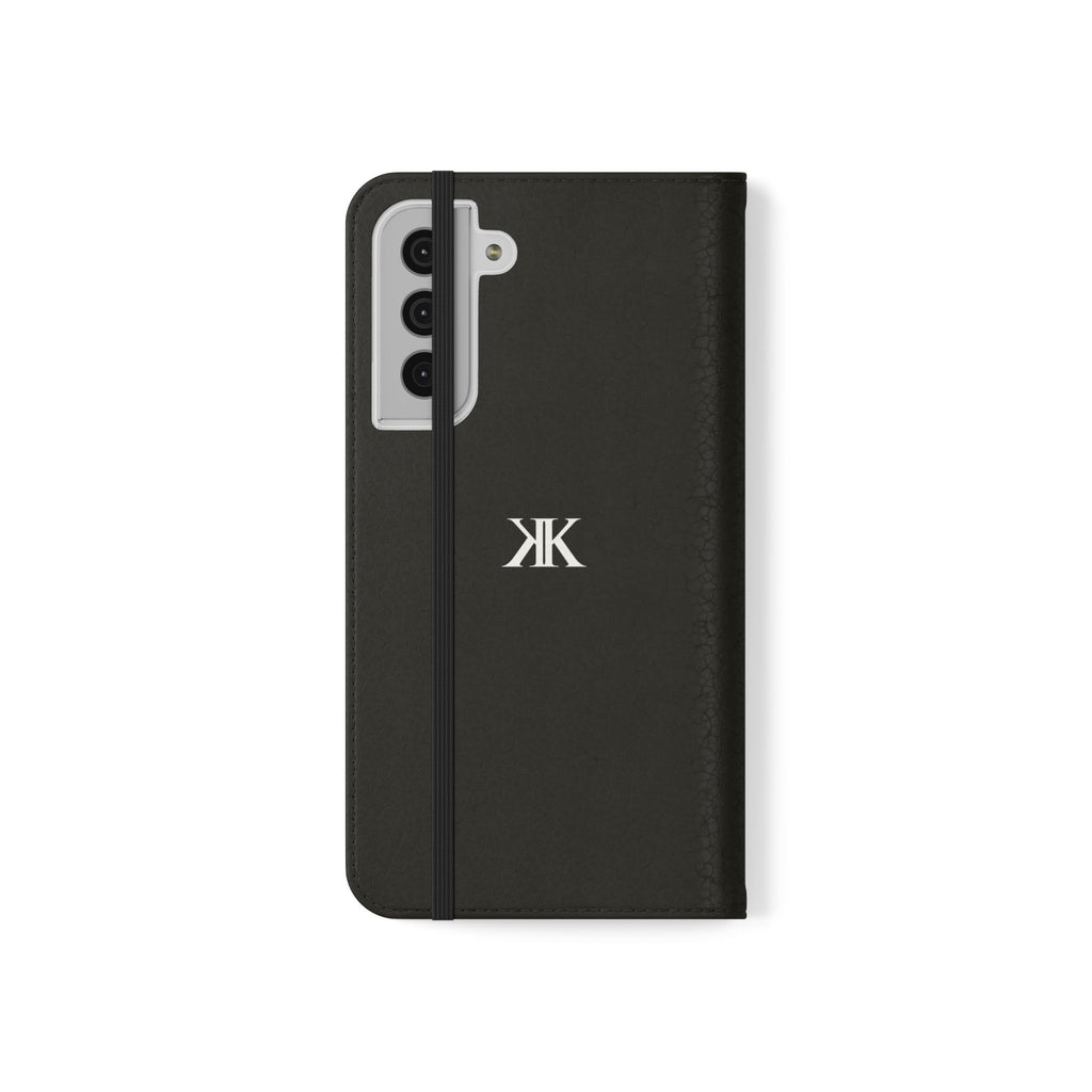 Kairos Kosmos Logo BLACK Flip Phone Case