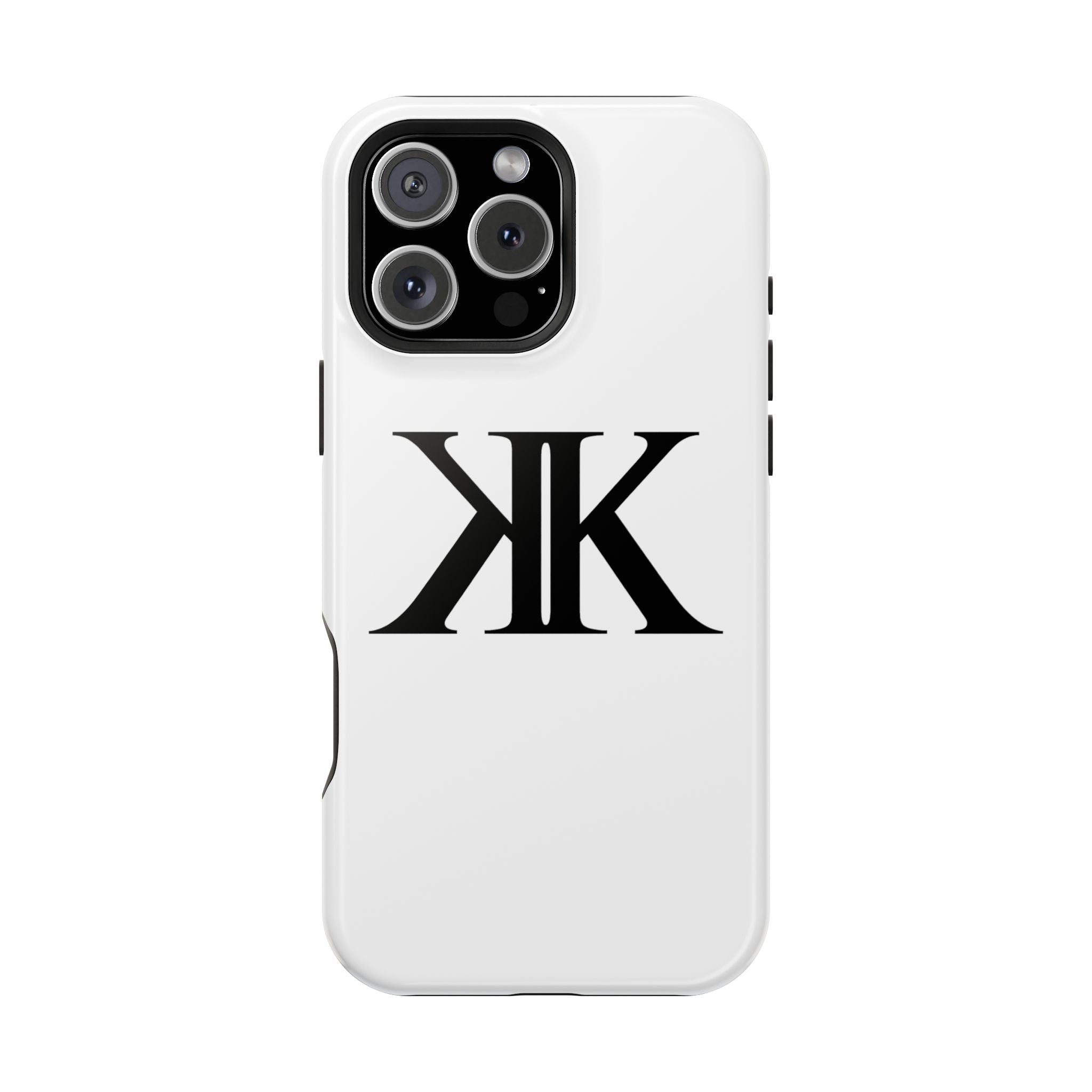 Magnetic Impact-Resistant Case with Bold KK Monogram