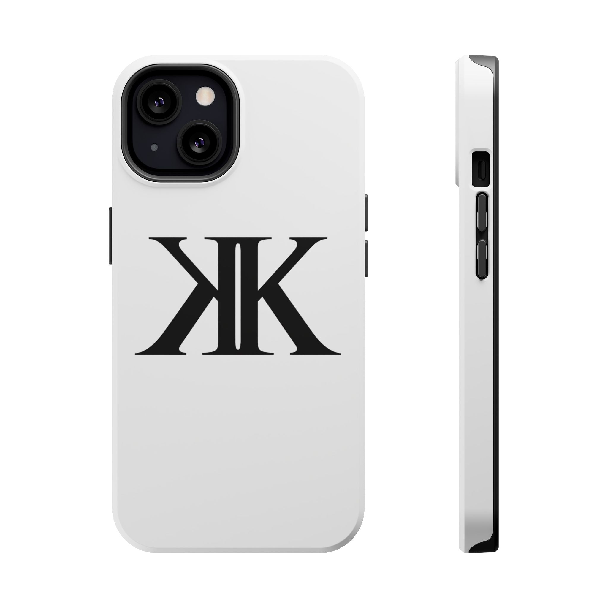 Magnetic Impact-Resistant Case with Bold KK Monogram