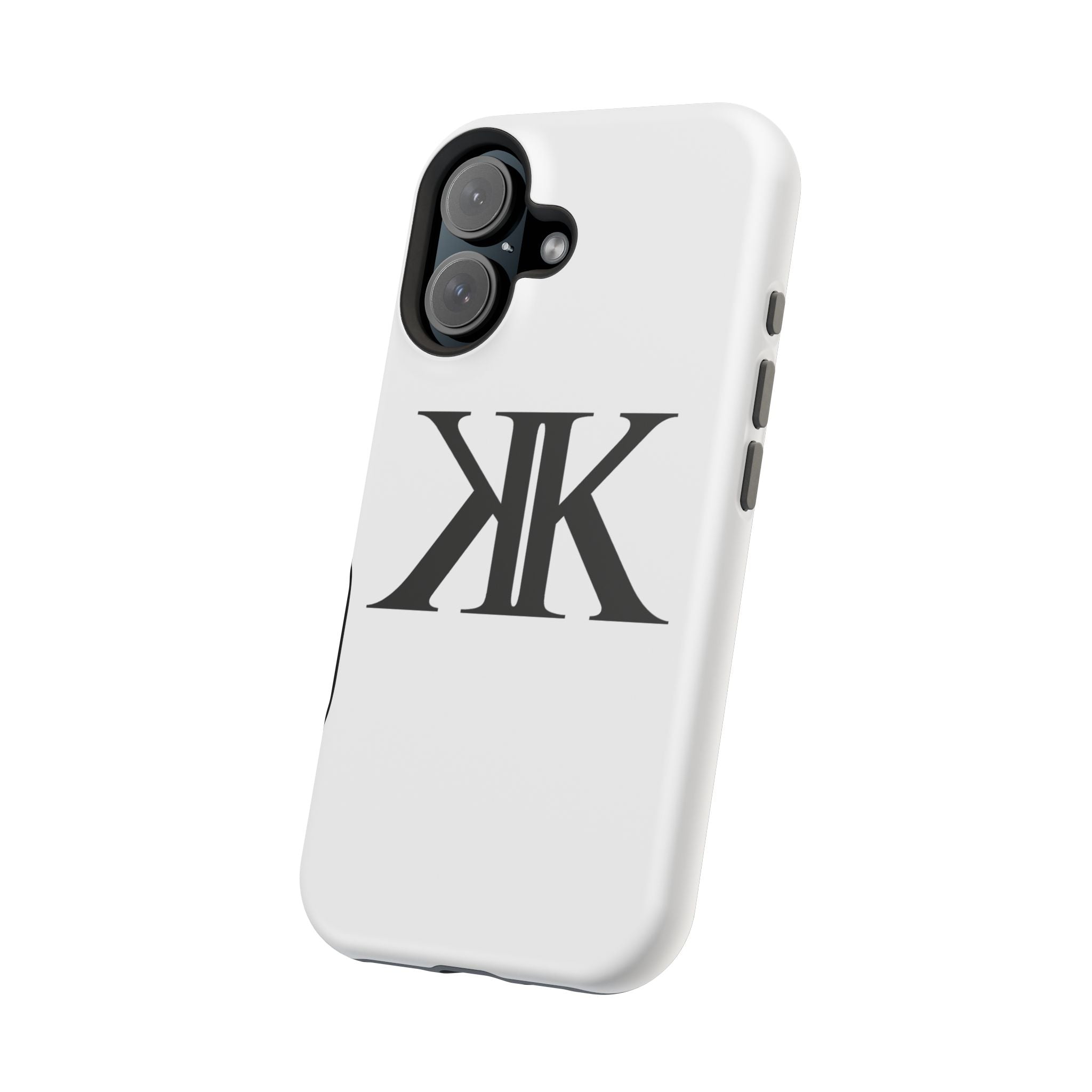 Magnetic Impact-Resistant Case with Bold KK Monogram