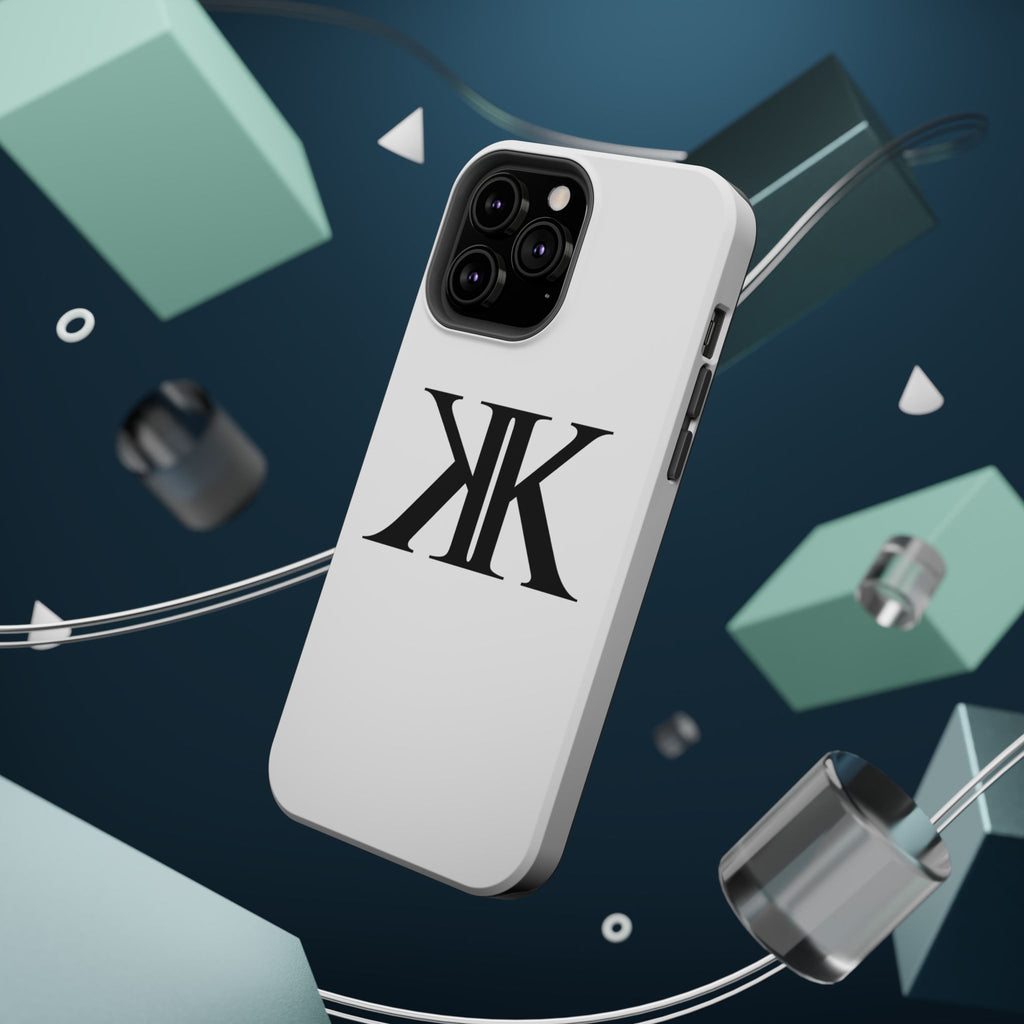 Magnetic Impact-Resistant Case with Bold KK Monogram