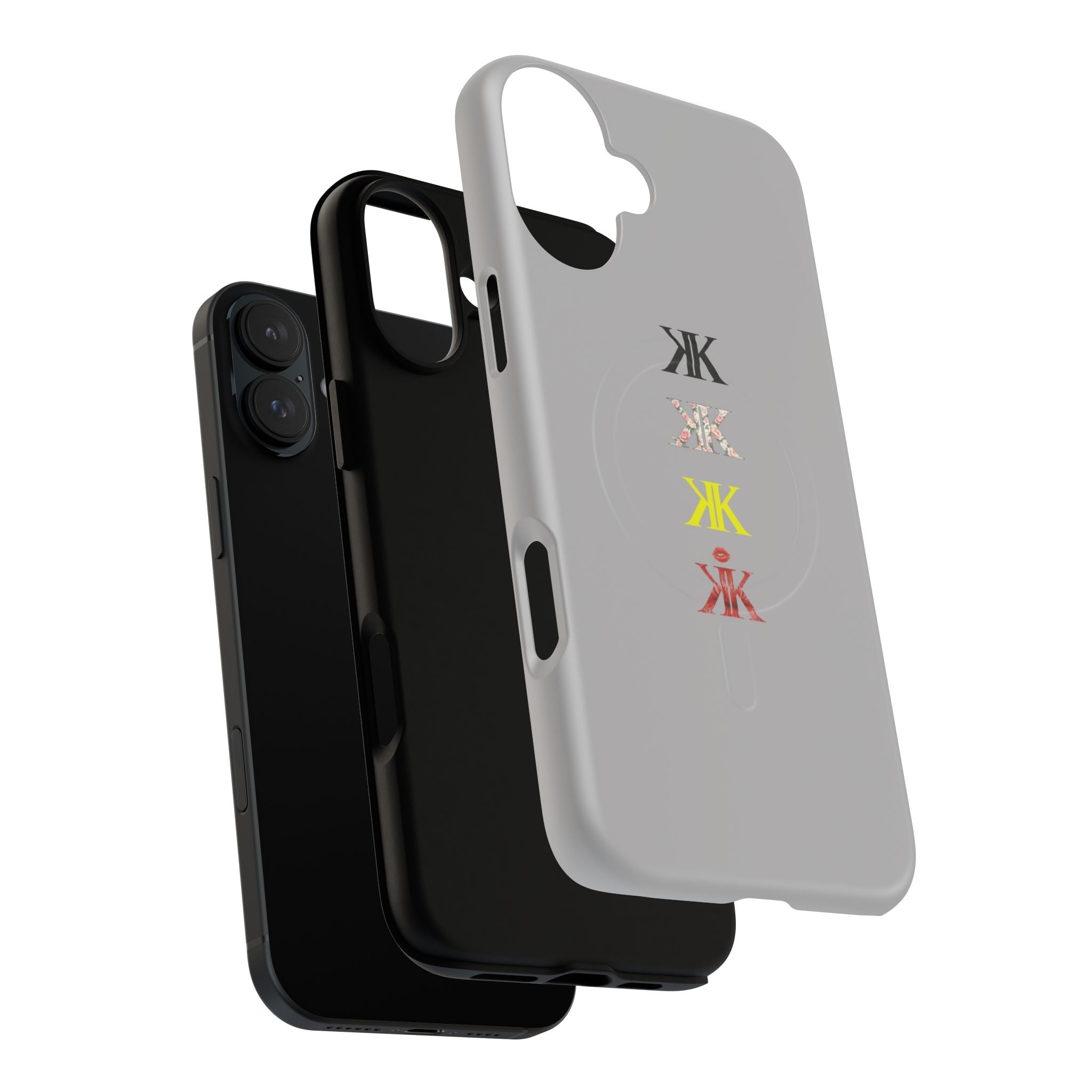 Sigil Collection Phone Case — Minimalist Monogram Stack Tough Magnetic Case