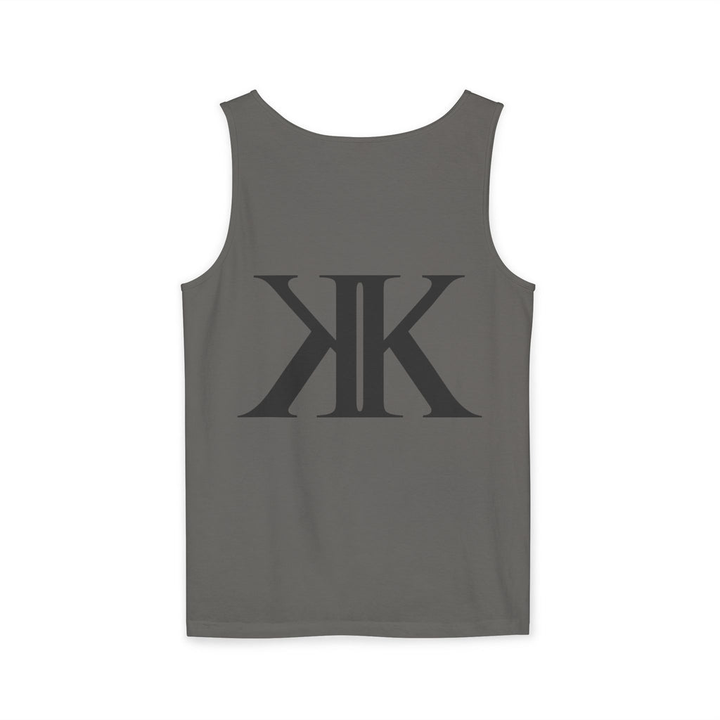 KK Monogram Tank Top — Minimalist Logo Graphic Tank