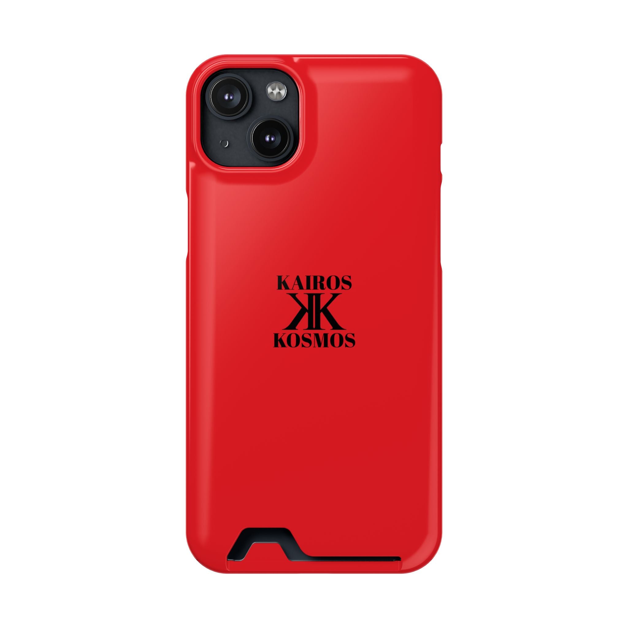 Kairos Kosmos RED Cardholder Phone Case — Slim Protective Wallet Case