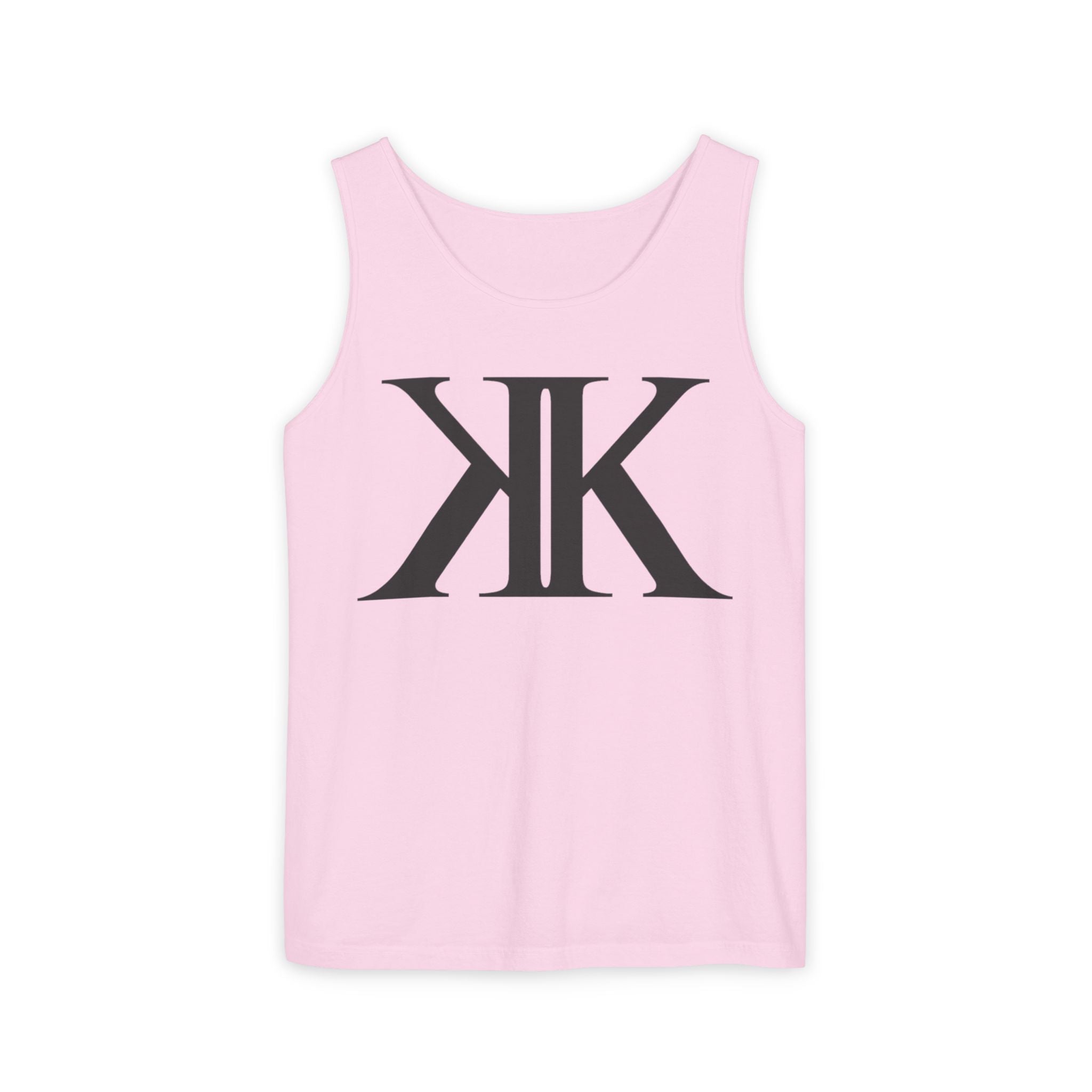 KK Monogram Tank Top — Minimalist Logo Graphic Tank